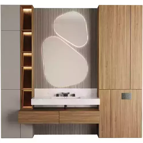 Bathroom Furniture 04-Vigo Faucet 3D model