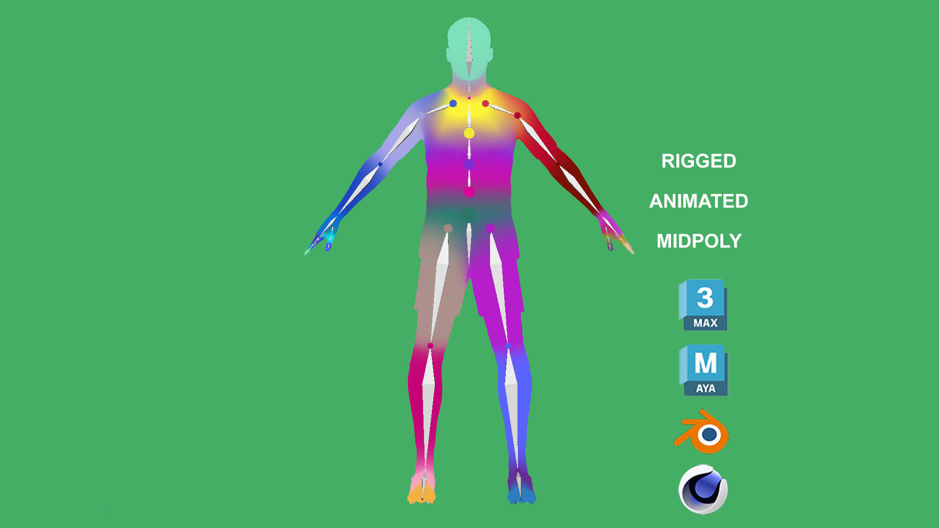 3D Rigged Timothy Weah Juventus 2024 3D model_2