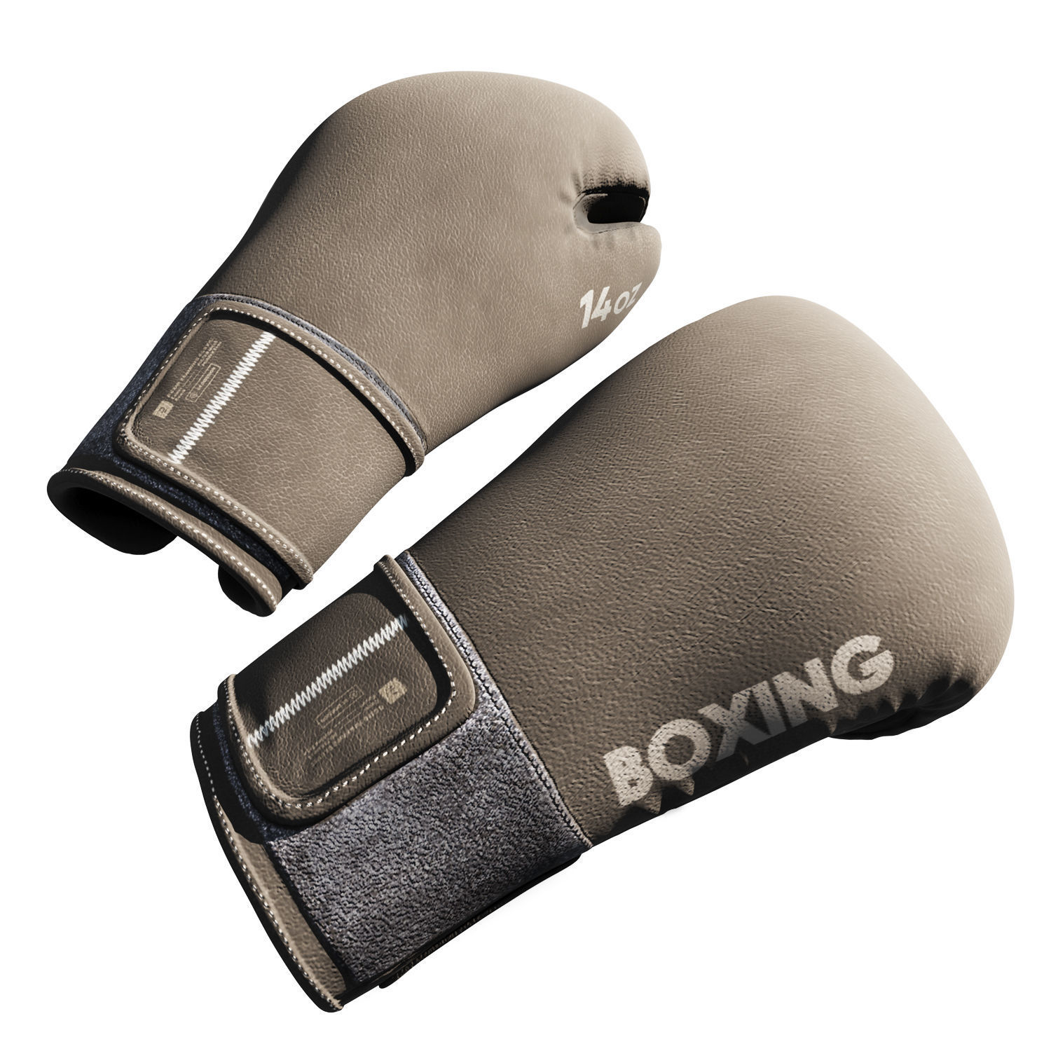 Boxing gloves 3D model_2
