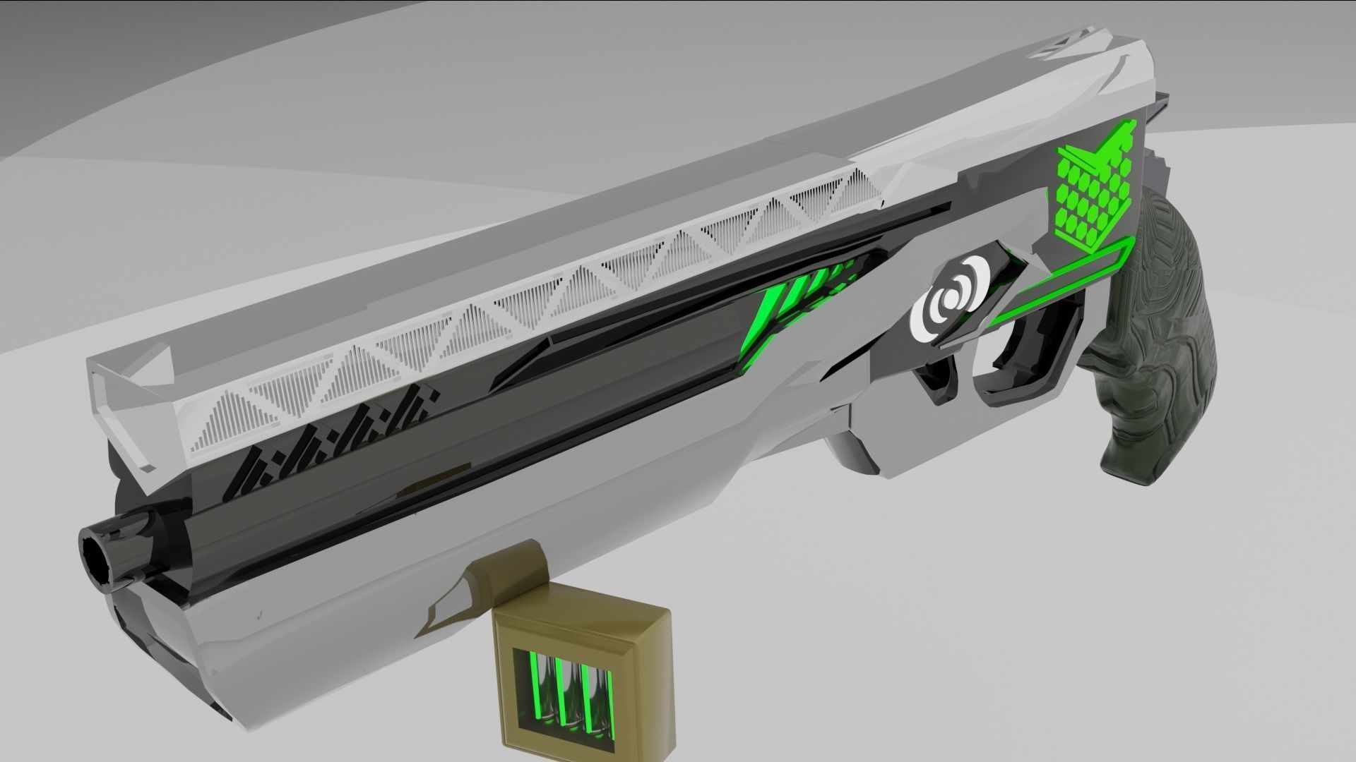 Sci-Fi Magnum 3D model_3