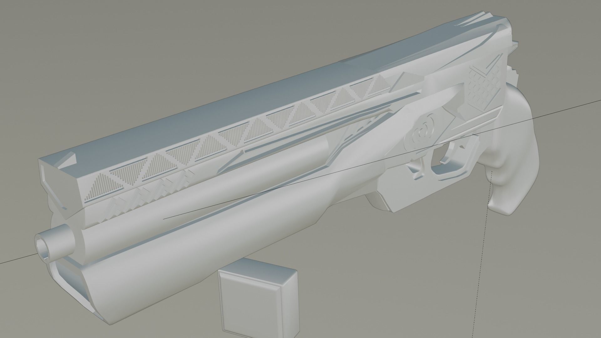 Sci-Fi Magnum 3D model_5