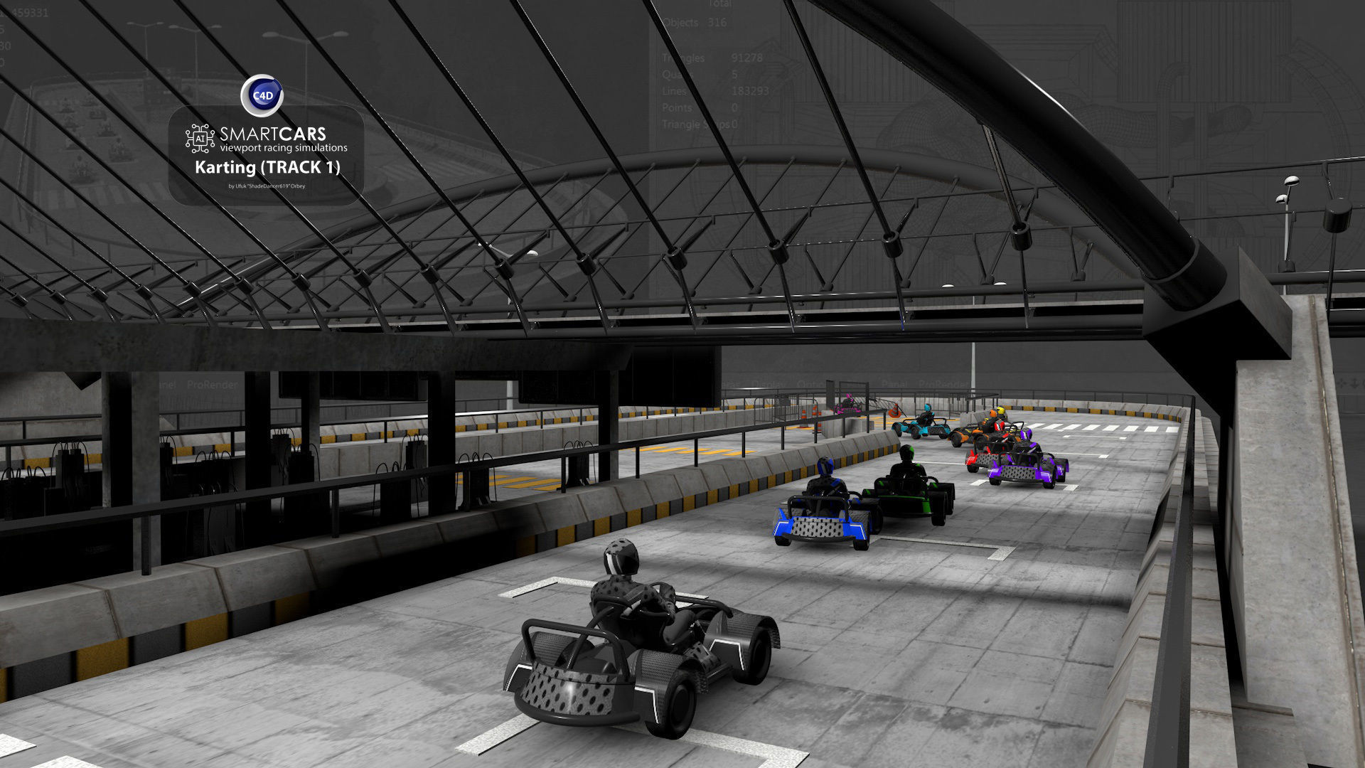 SMARTCARS all 4 simulations pack 3D Model Collection_30