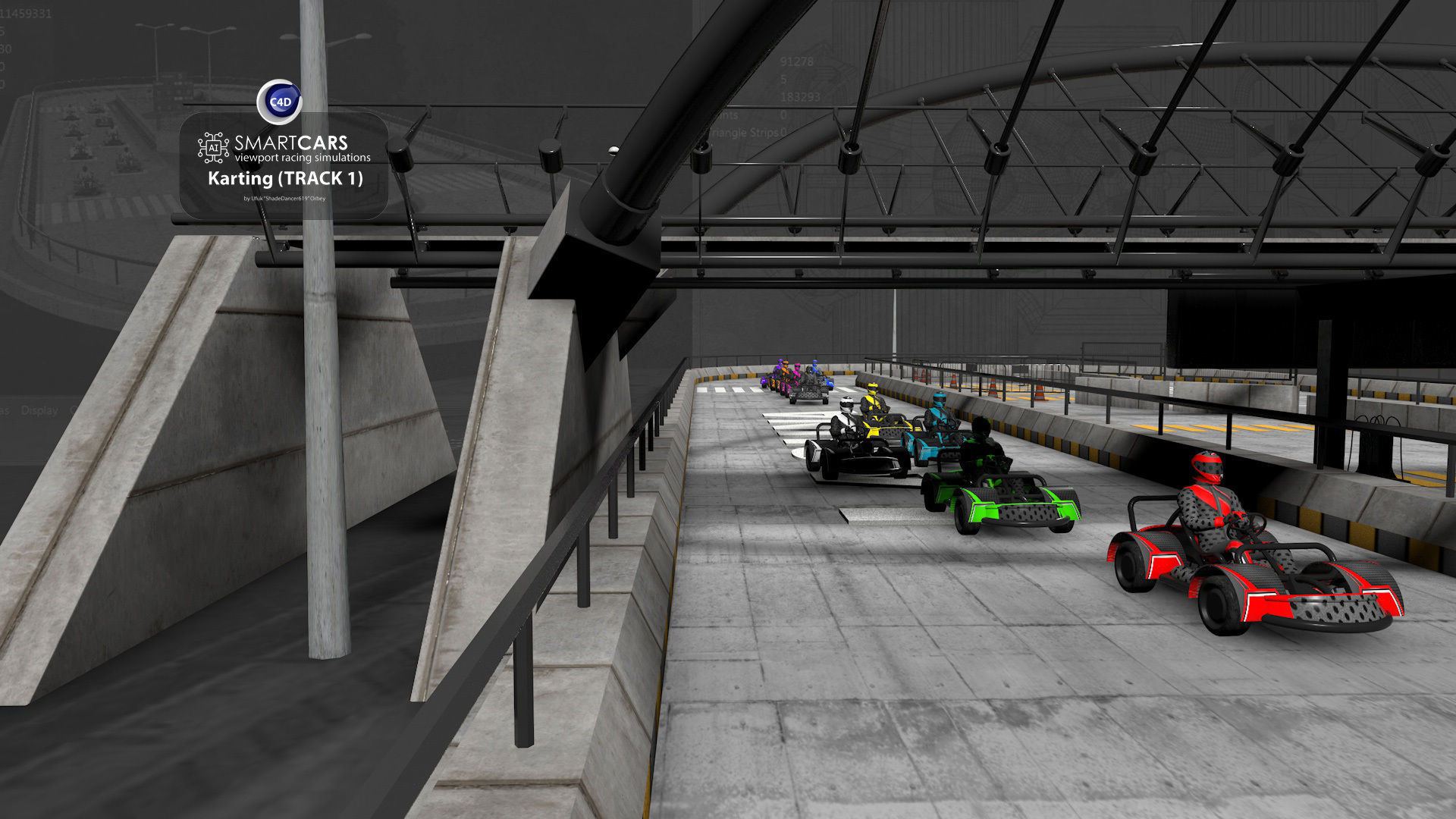 SMARTCARS all 4 simulations pack 3D Model Collection_21