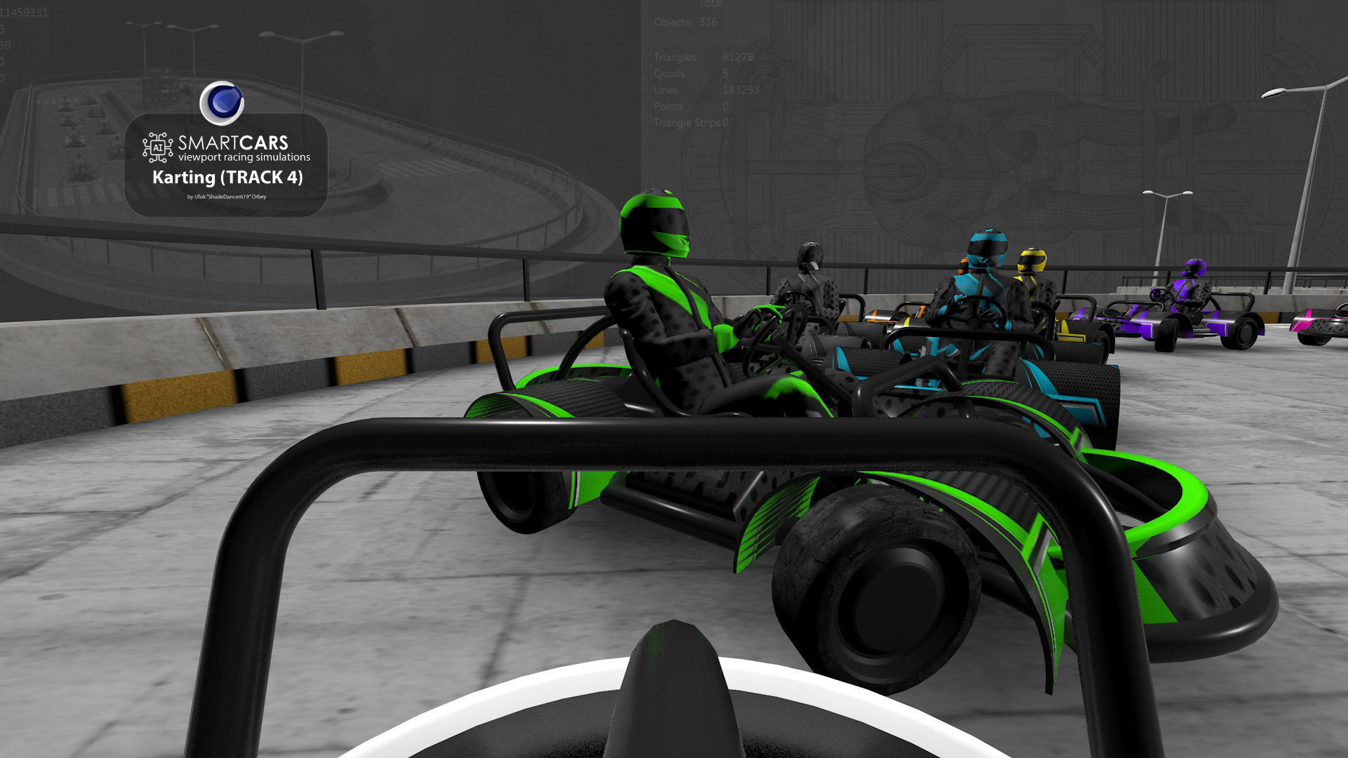 SMARTCARS all 4 simulations pack 3D Model Collection_14