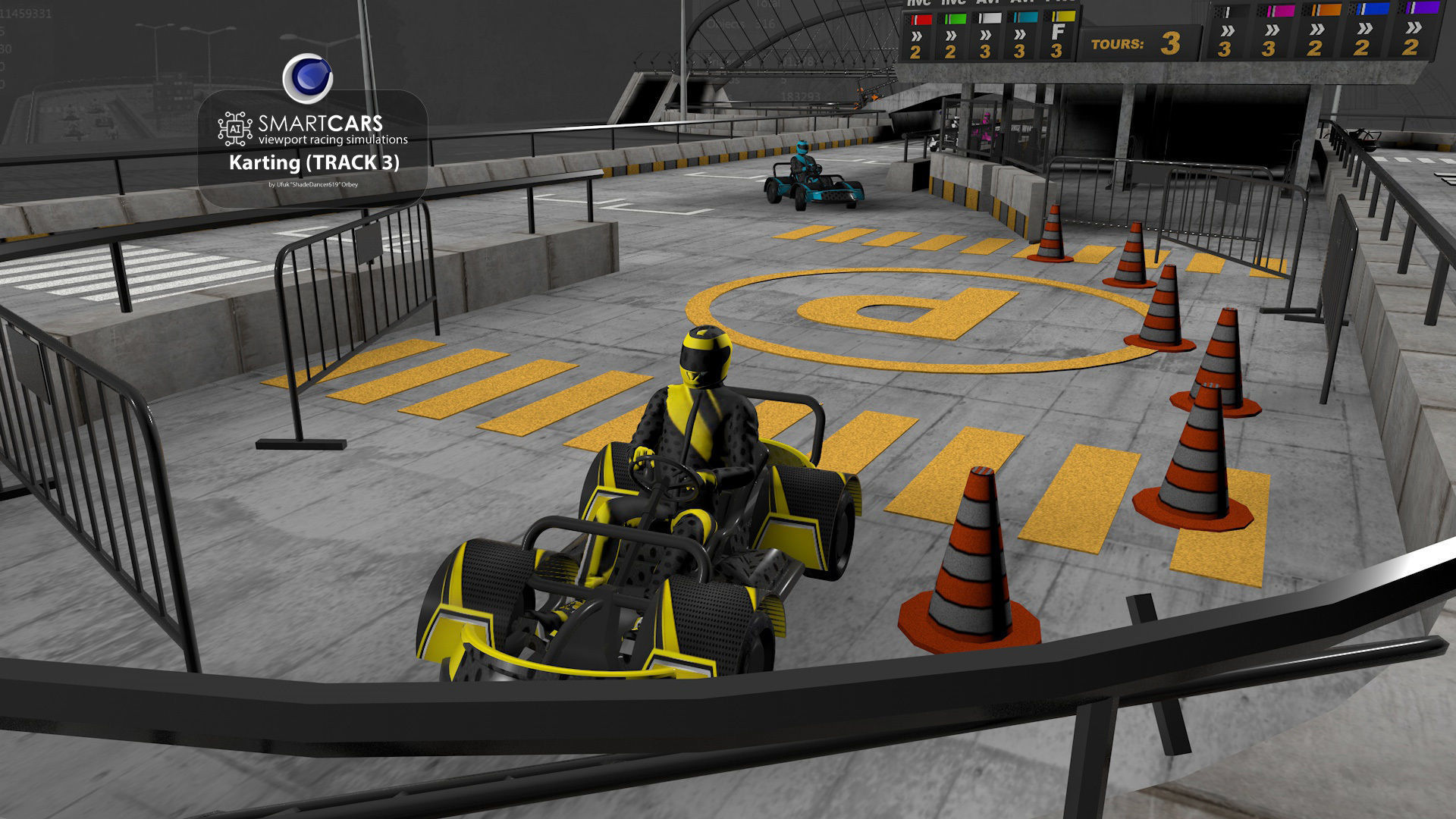 SMARTCARS all 4 simulations pack 3D Model Collection_57