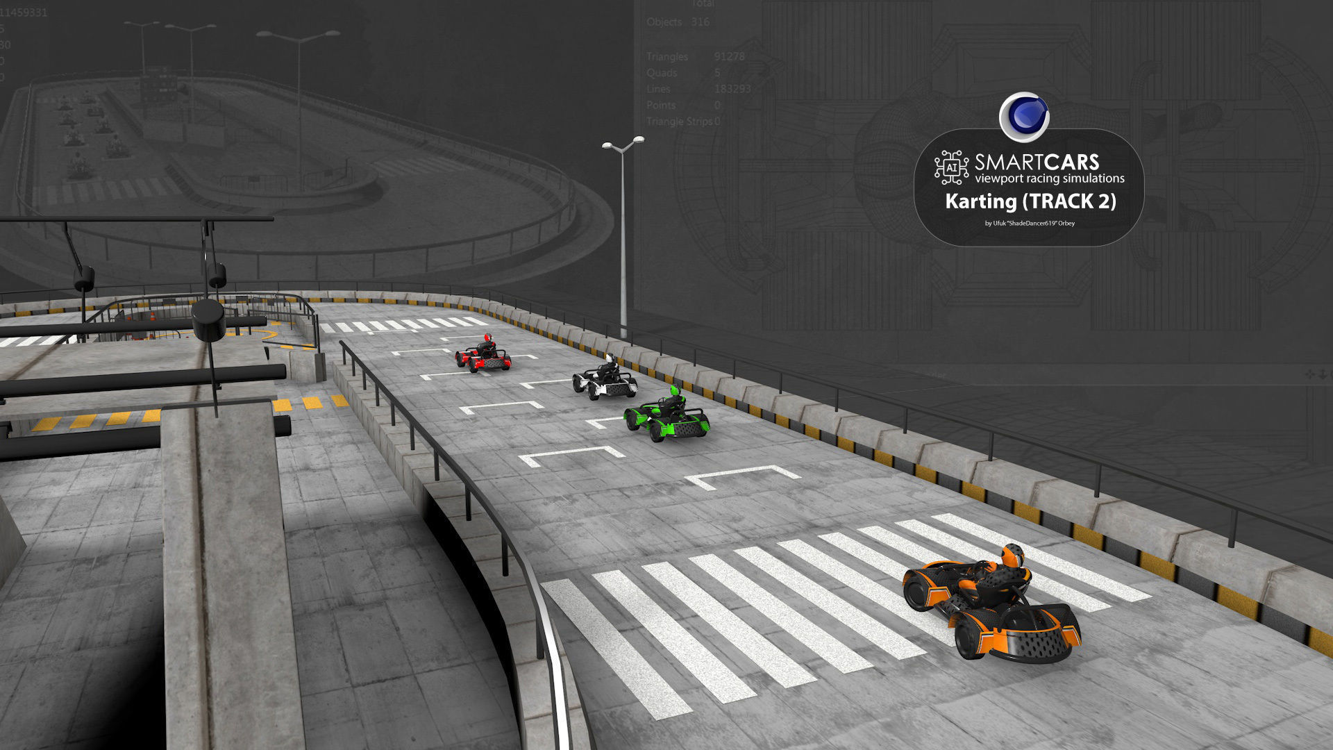 SMARTCARS all 4 simulations pack 3D Model Collection_27