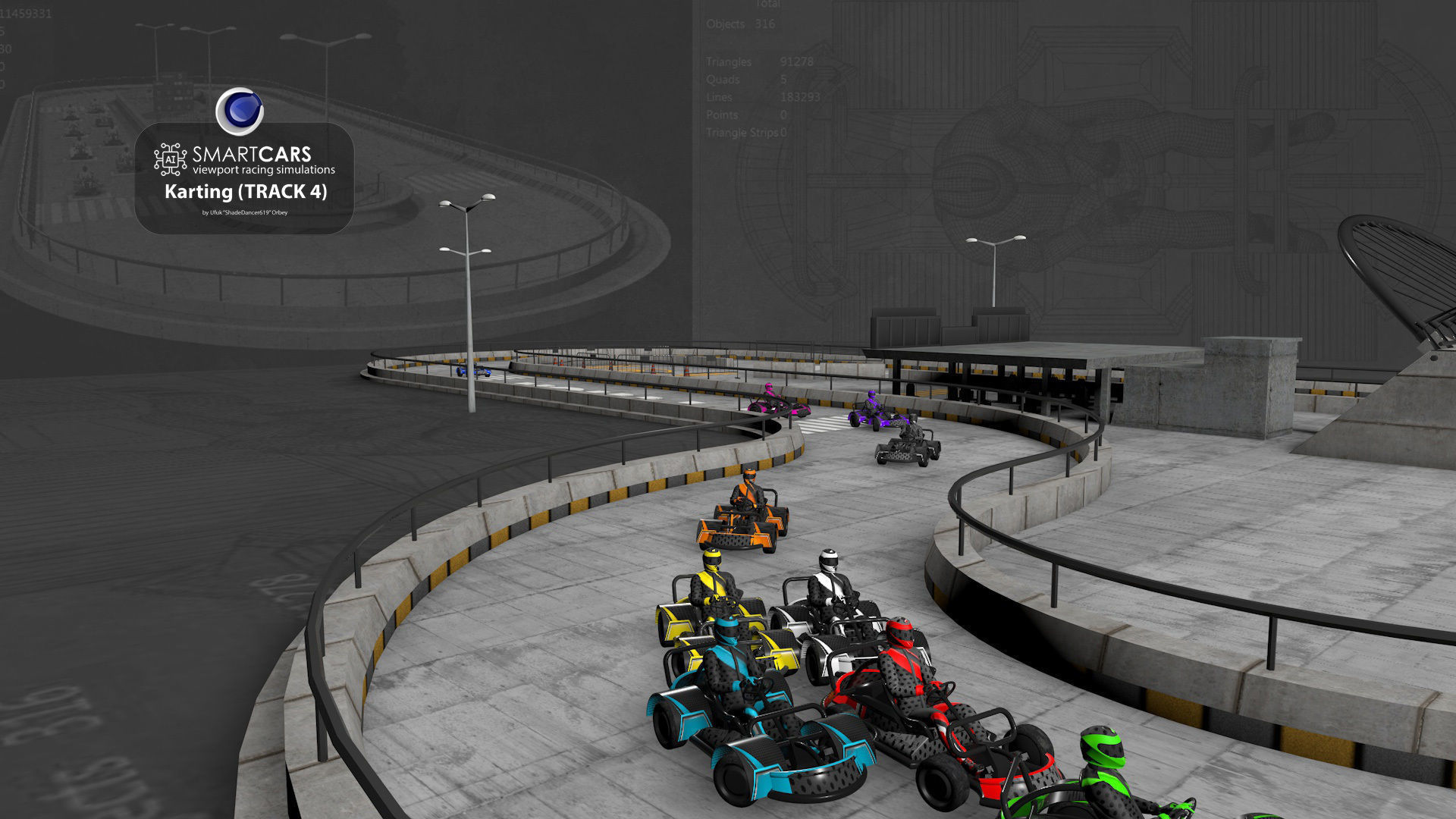 SMARTCARS all 4 simulations pack 3D Model Collection_28