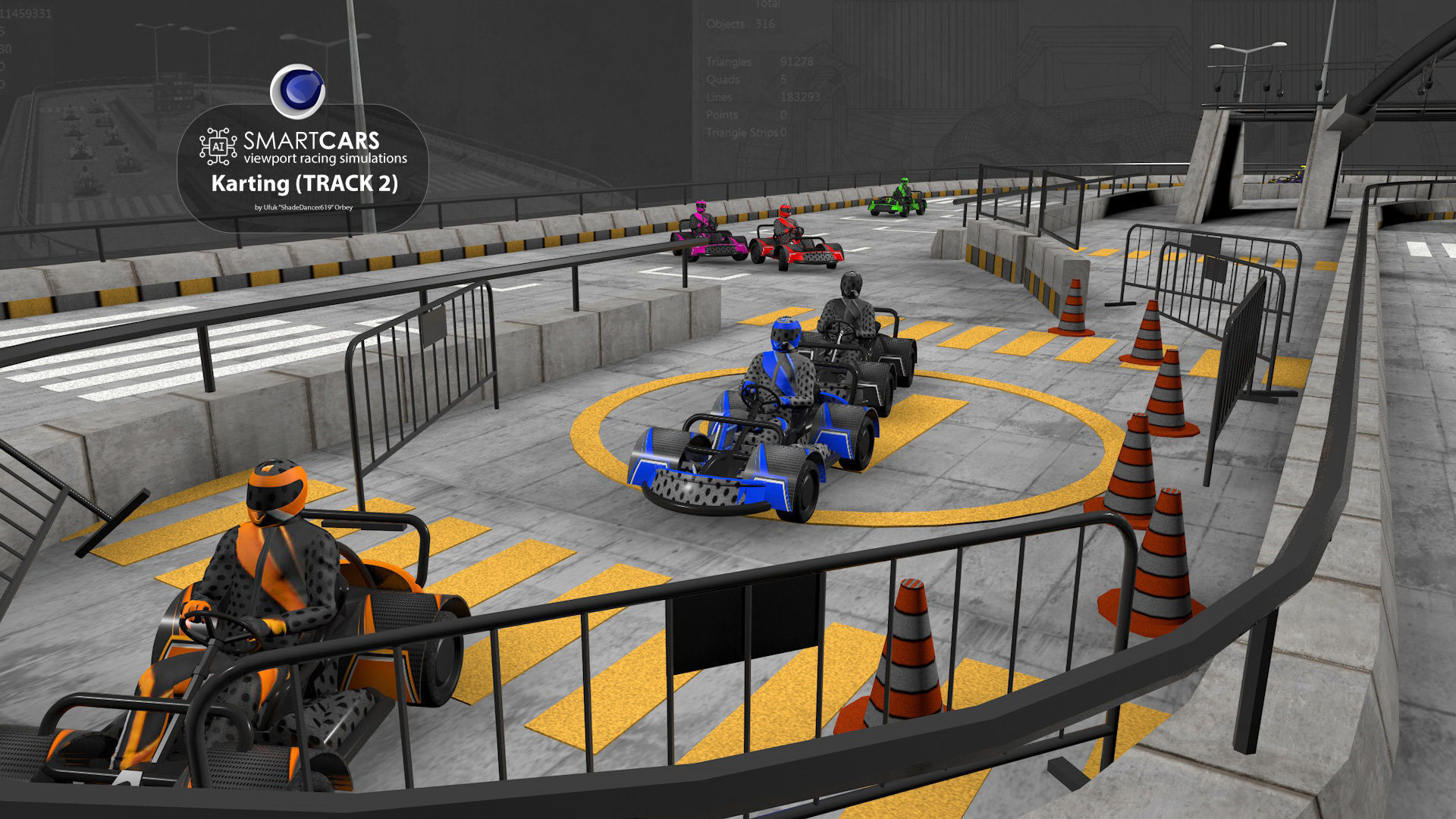 SMARTCARS all 4 simulations pack 3D Model Collection_60