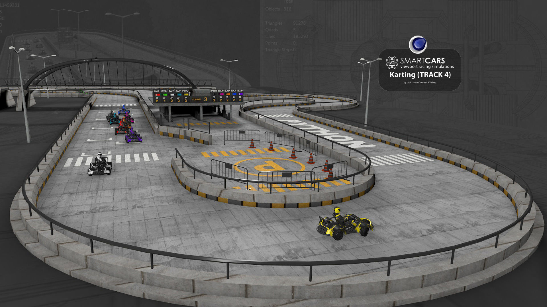 SMARTCARS all 4 simulations pack 3D Model Collection_37