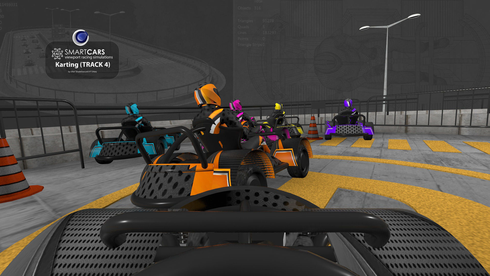 SMARTCARS all 4 simulations pack 3D Model Collection_31