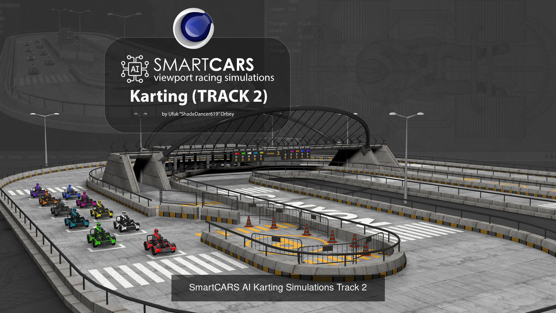 SMARTCARS all 4 simulations pack 3D Model Collection_3