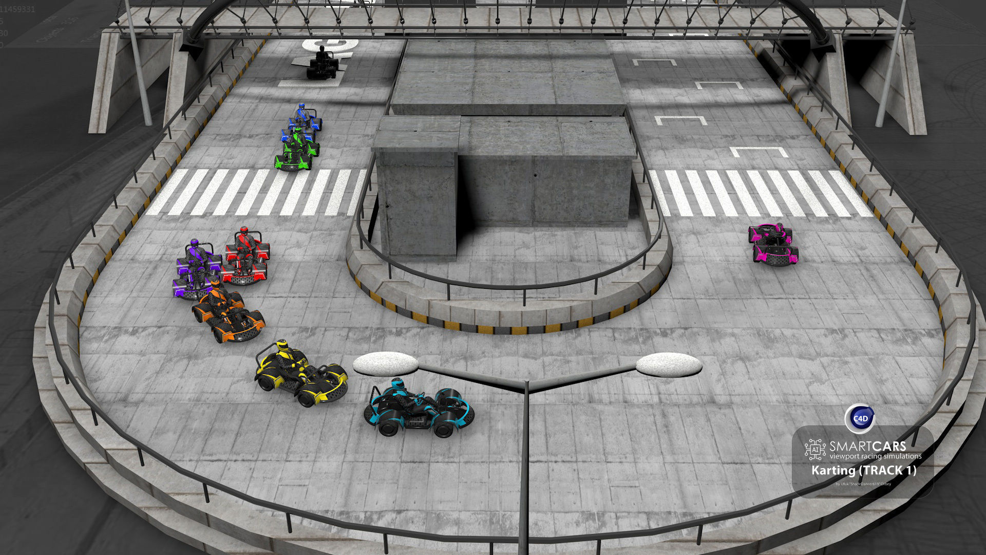 SMARTCARS all 4 simulations pack 3D Model Collection_43