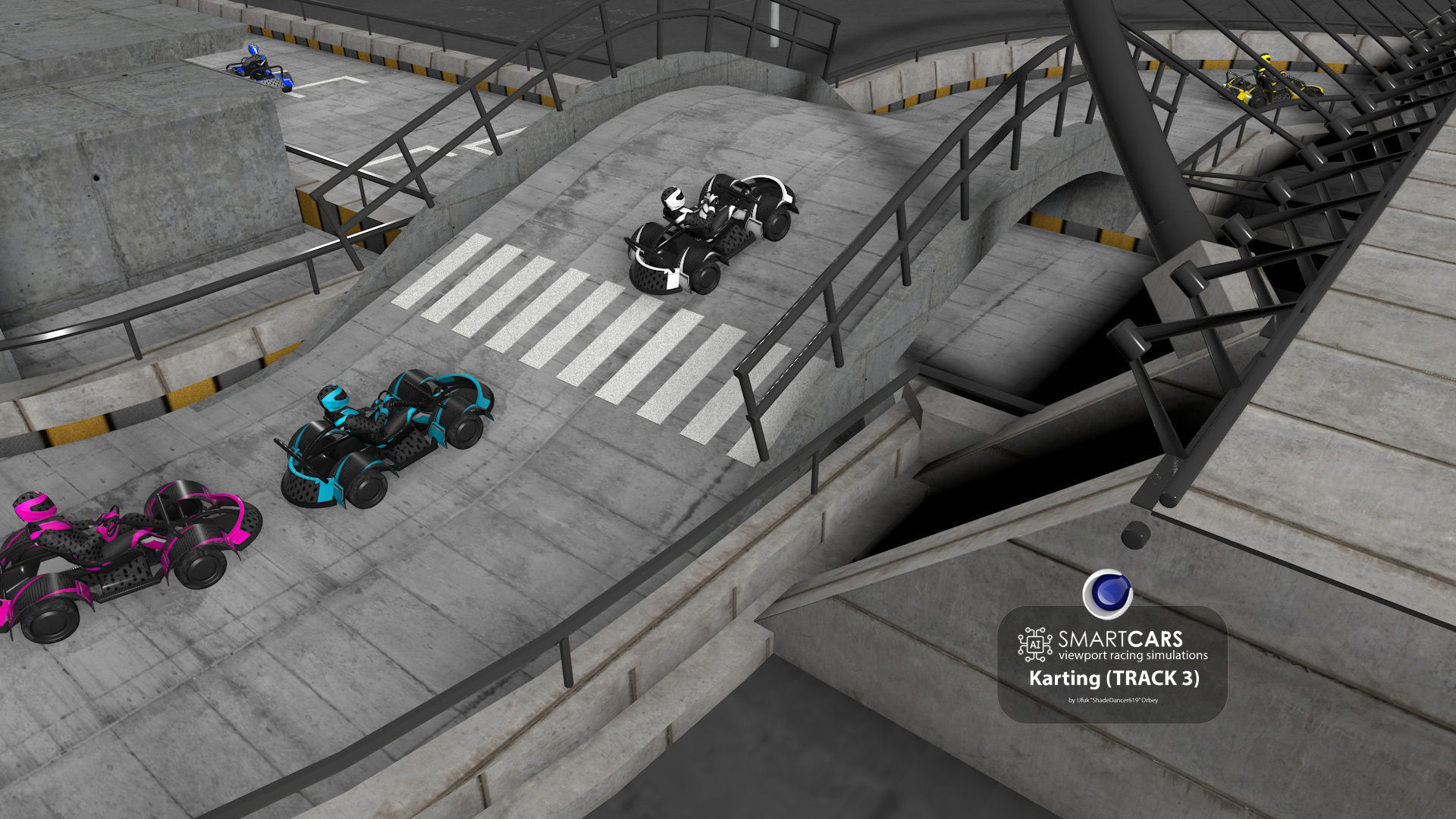 SMARTCARS all 4 simulations pack 3D Model Collection_49