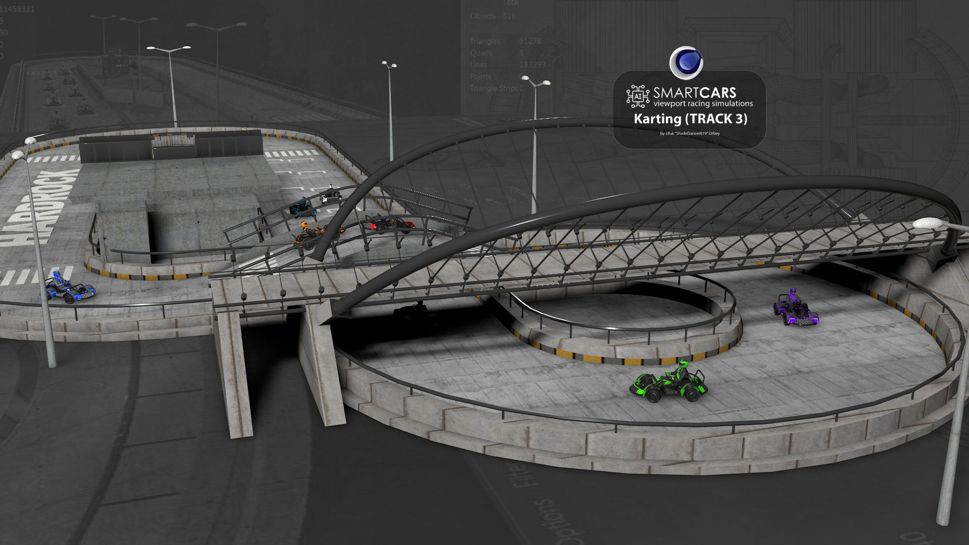 SMARTCARS all 4 simulations pack 3D Model Collection_19