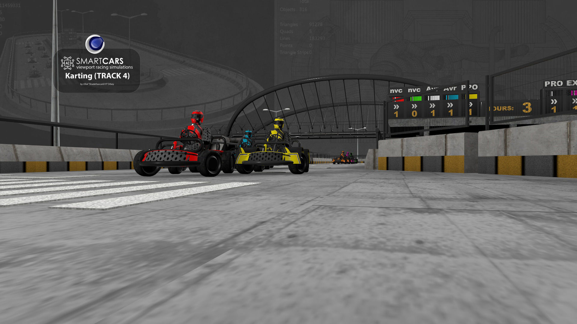 SMARTCARS all 4 simulations pack 3D Model Collection_10