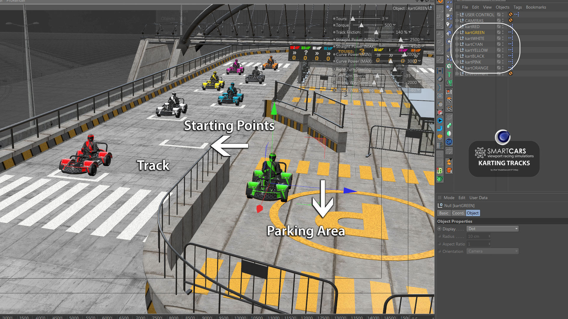 SMARTCARS all 4 simulations pack 3D Model Collection_58