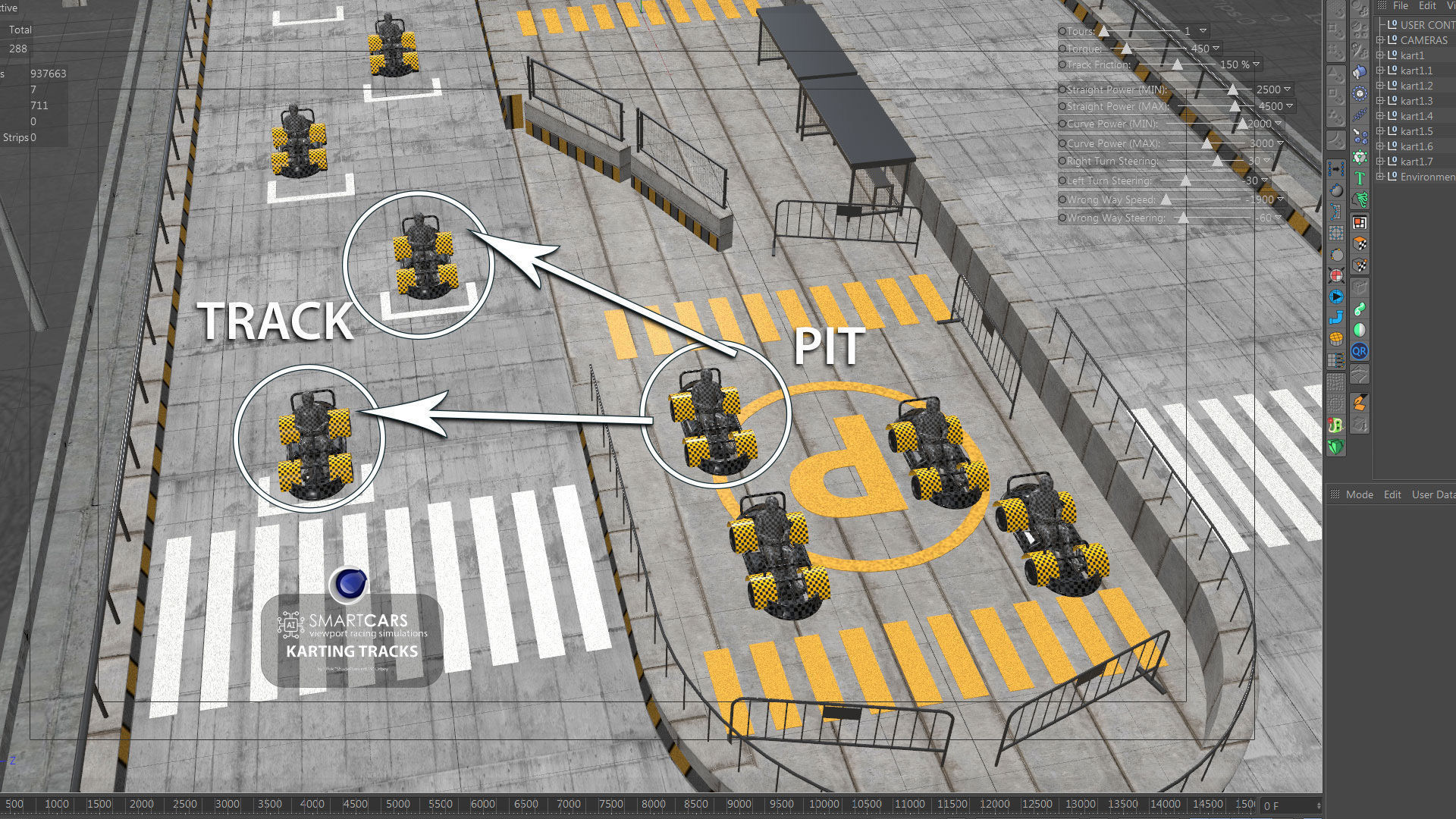 SMARTCARS all 4 simulations pack 3D Model Collection_62