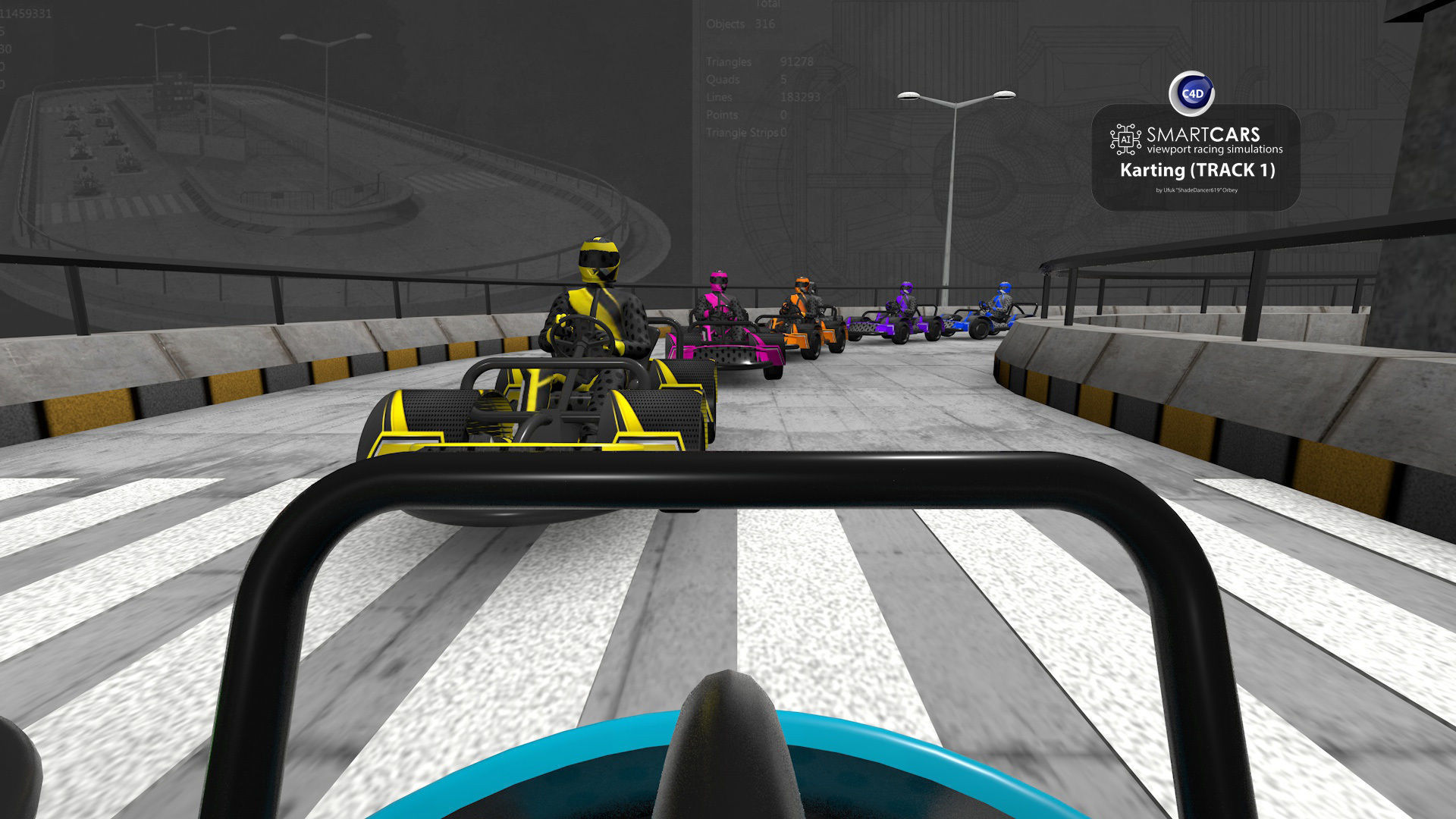 SMARTCARS all 4 simulations pack 3D Model Collection_24
