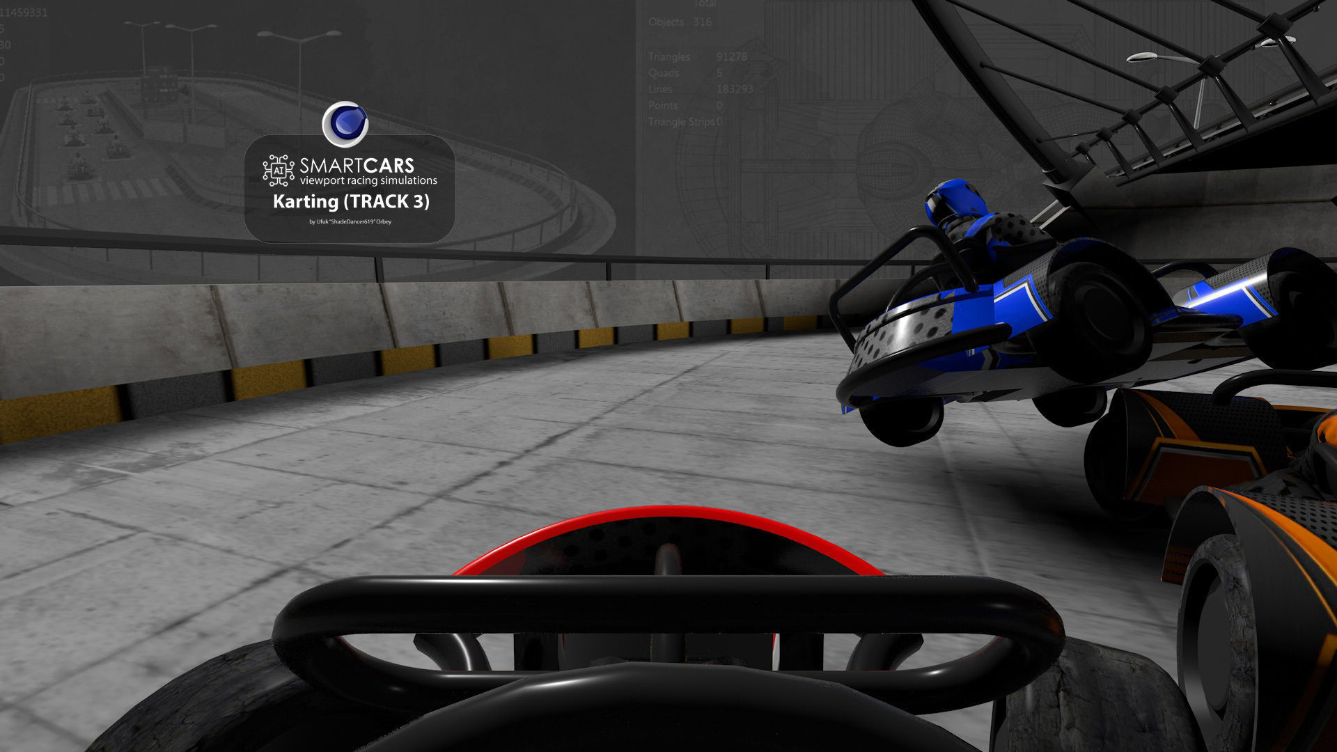 SMARTCARS all 4 simulations pack 3D Model Collection_9
