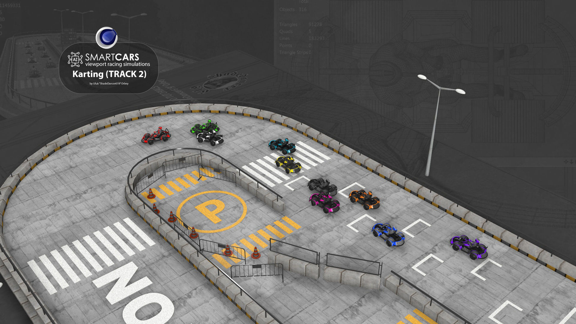 SMARTCARS all 4 simulations pack 3D Model Collection_48