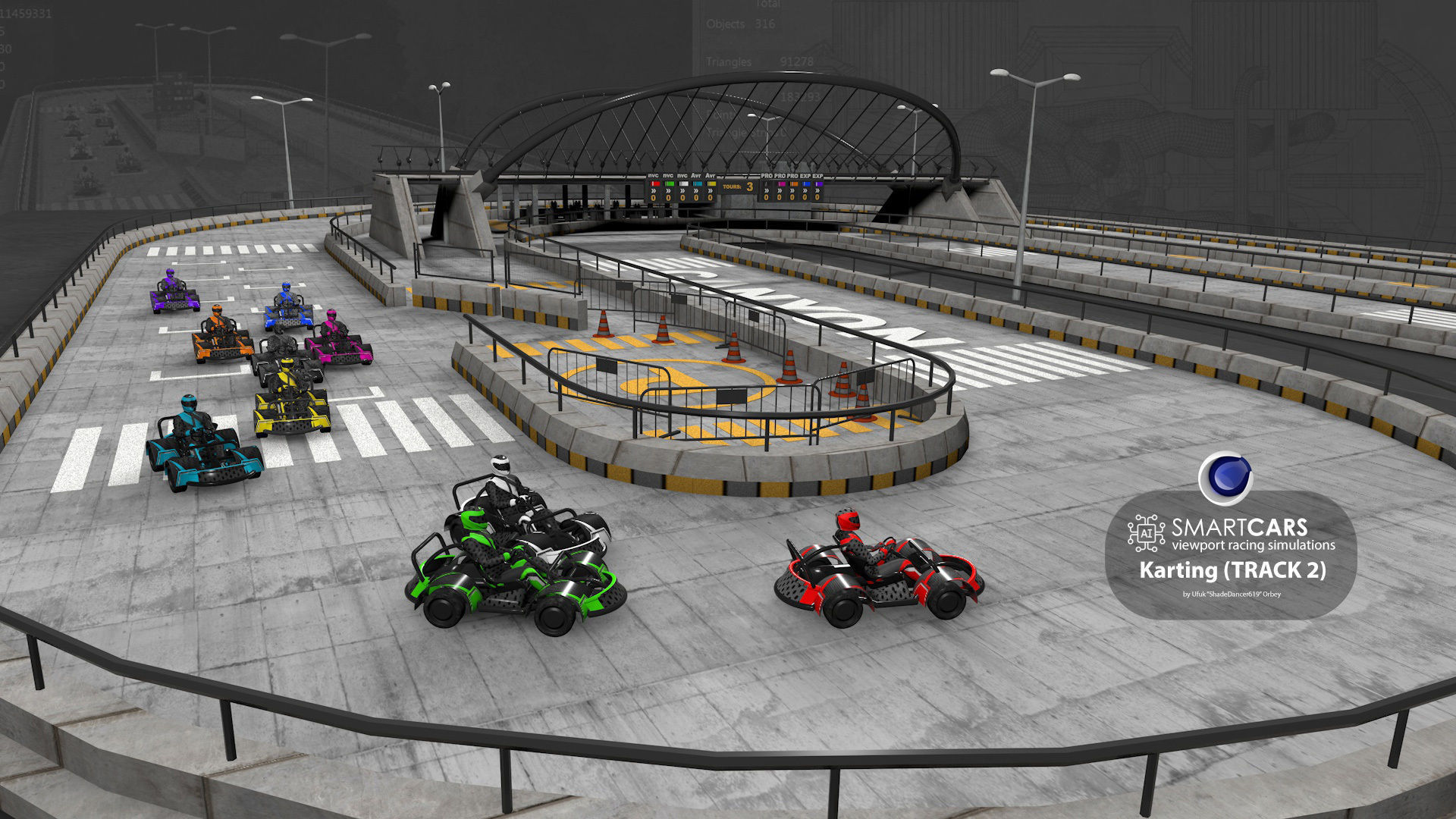 SMARTCARS all 4 simulations pack 3D Model Collection_53