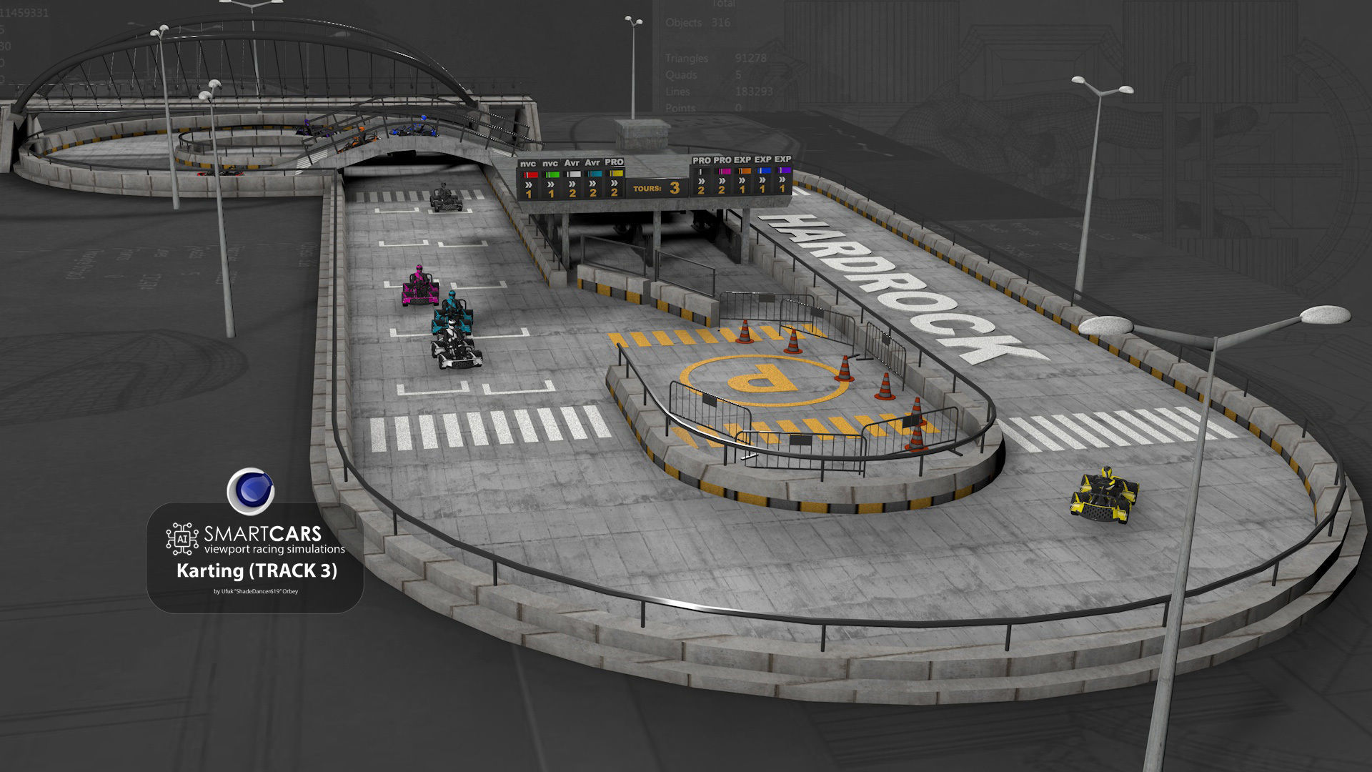 SMARTCARS all 4 simulations pack 3D Model Collection_32