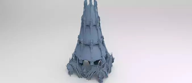 Art deco Fantasy maze Tower base 