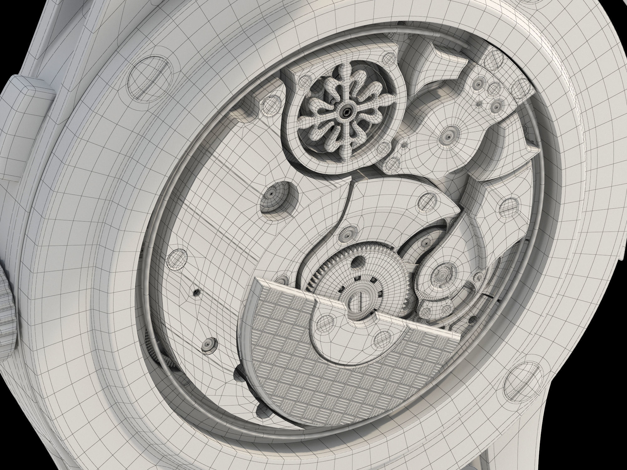 Patek Philippe Titanium 5208T-010 3D model_17