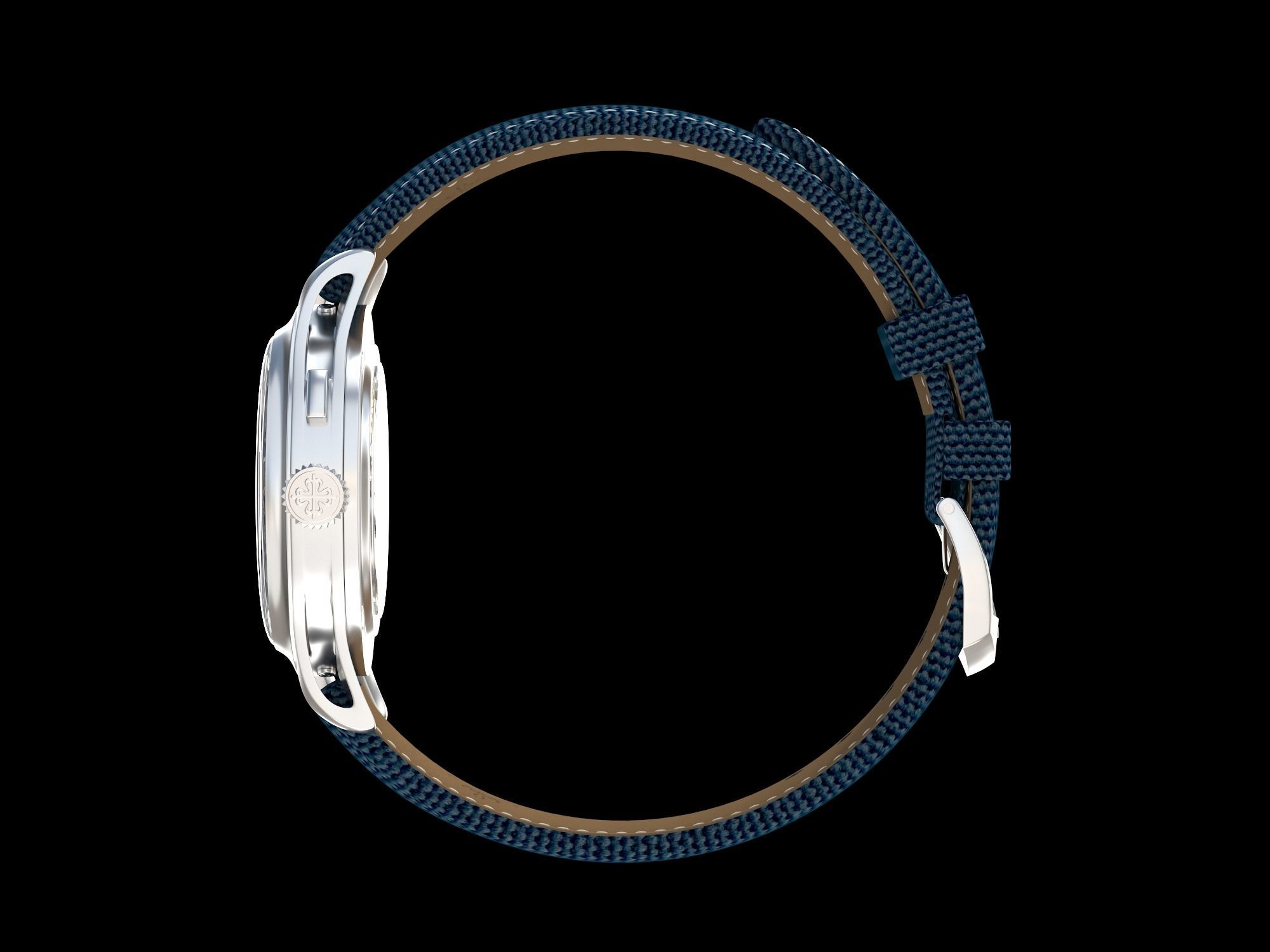 Patek Philippe Titanium 5208T-010 3D model_3