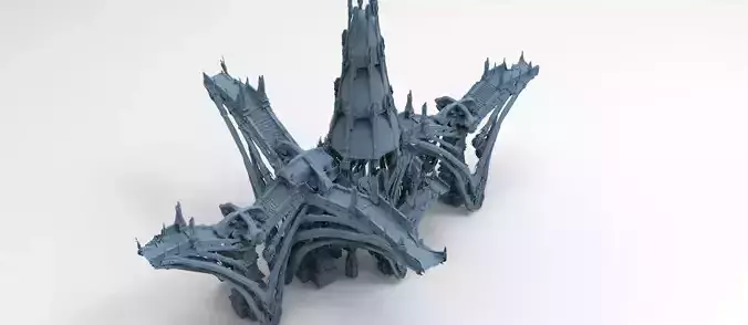 Art deco Fantasy maze Tower city 