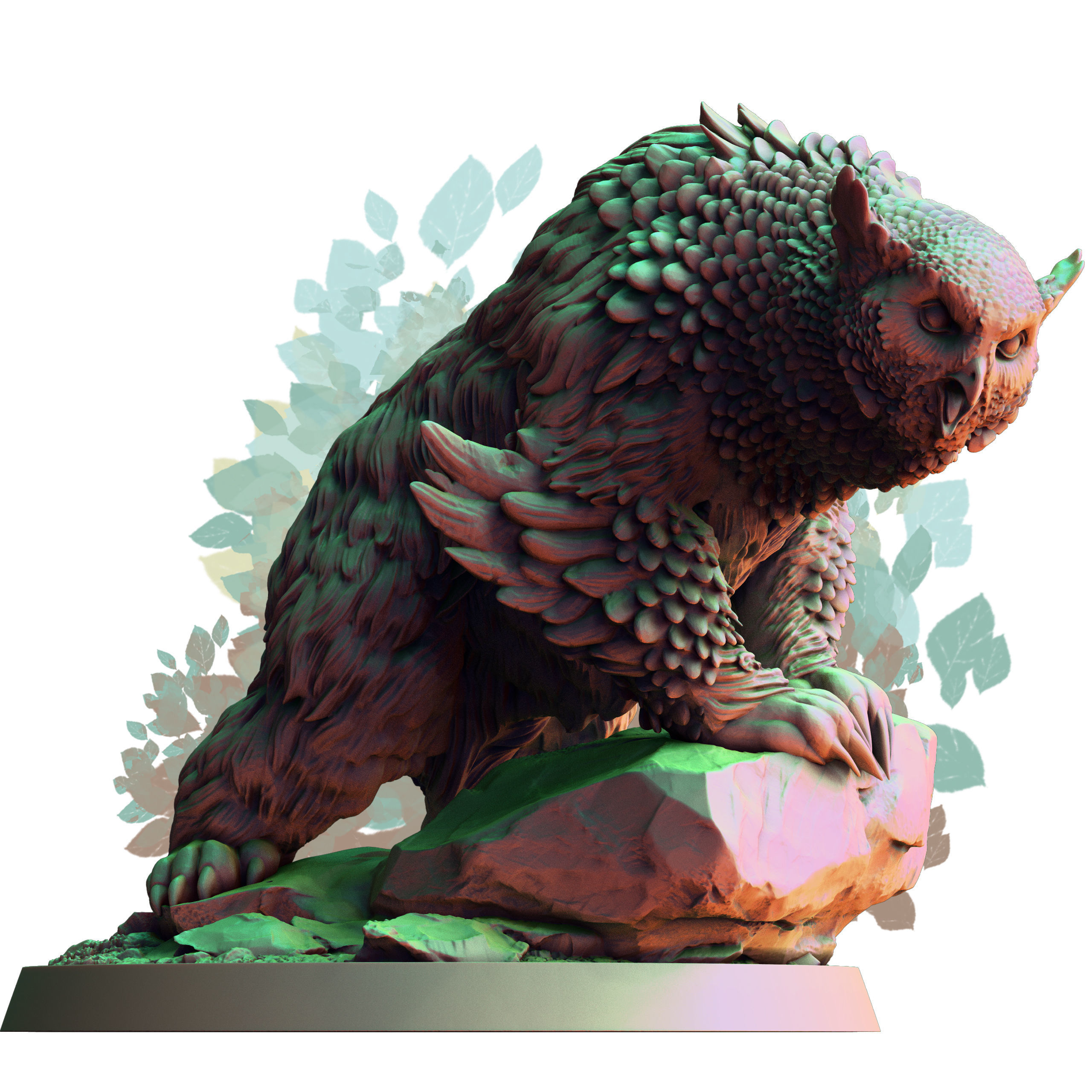 Owl Beast Collection 3D print model_5