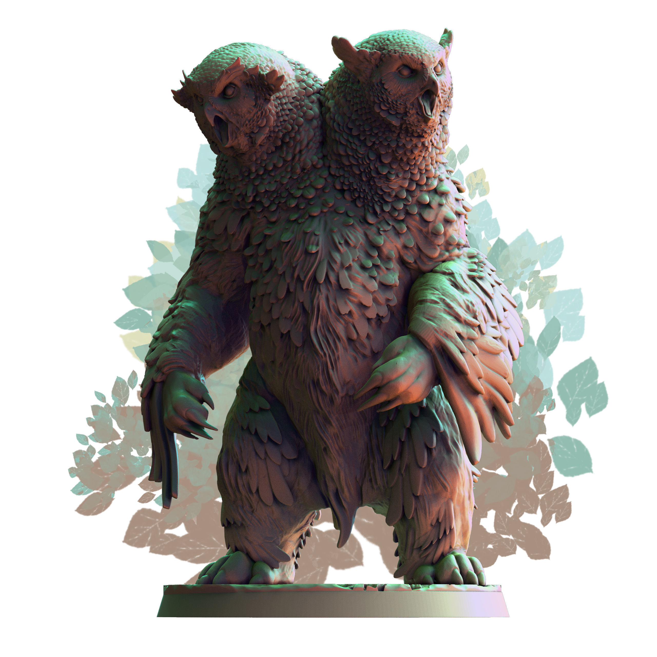 Owl Beast Collection 3D print model_3
