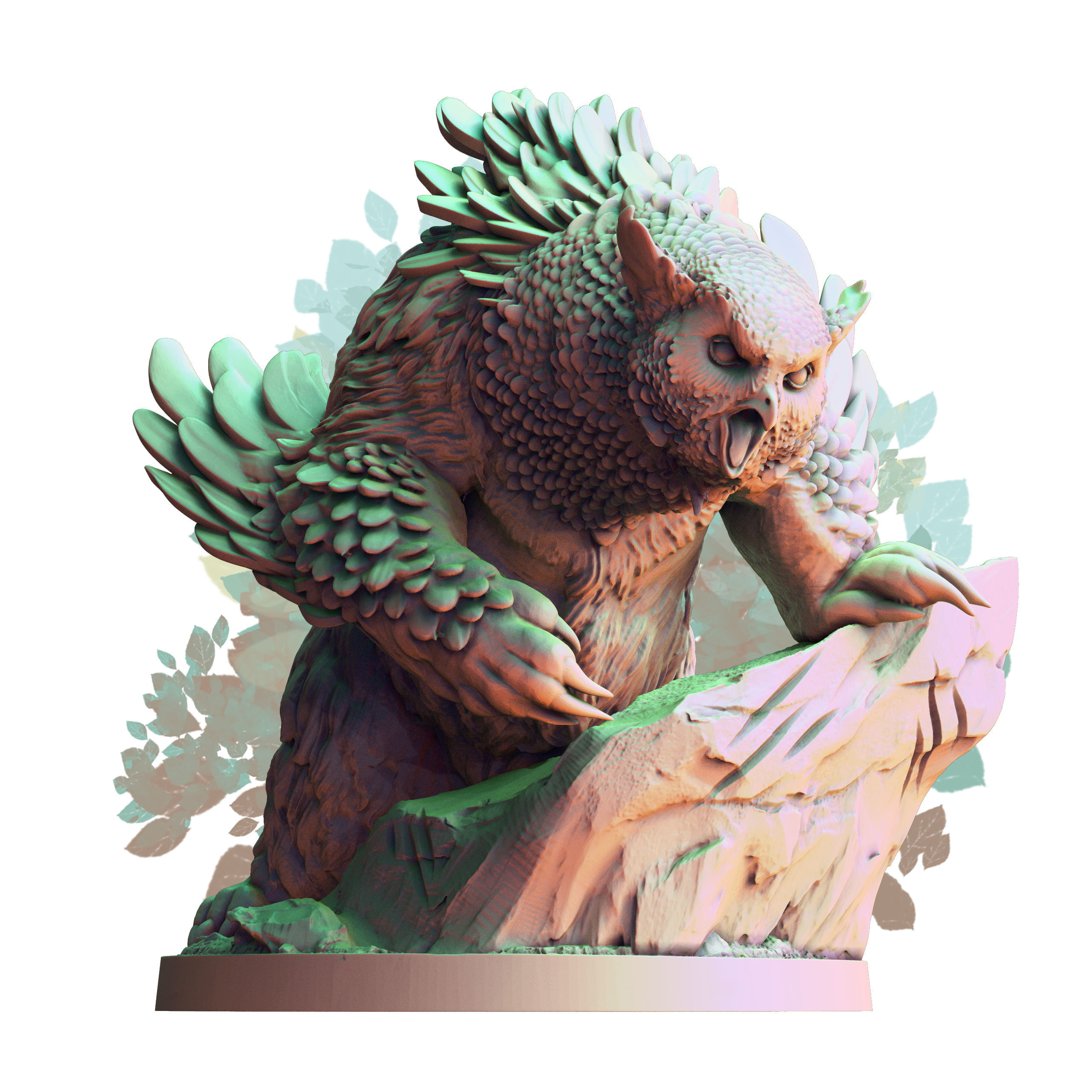 Owl Beast Collection 3D print model_6