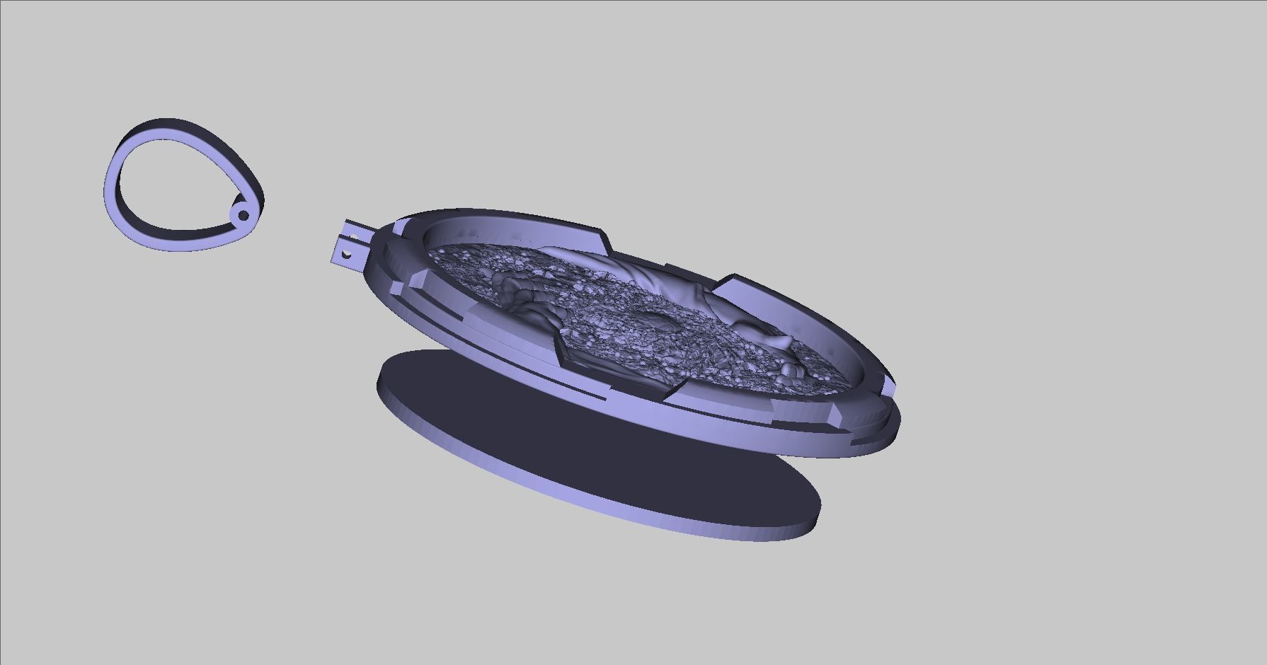 Coin Pendant 3D print model_17