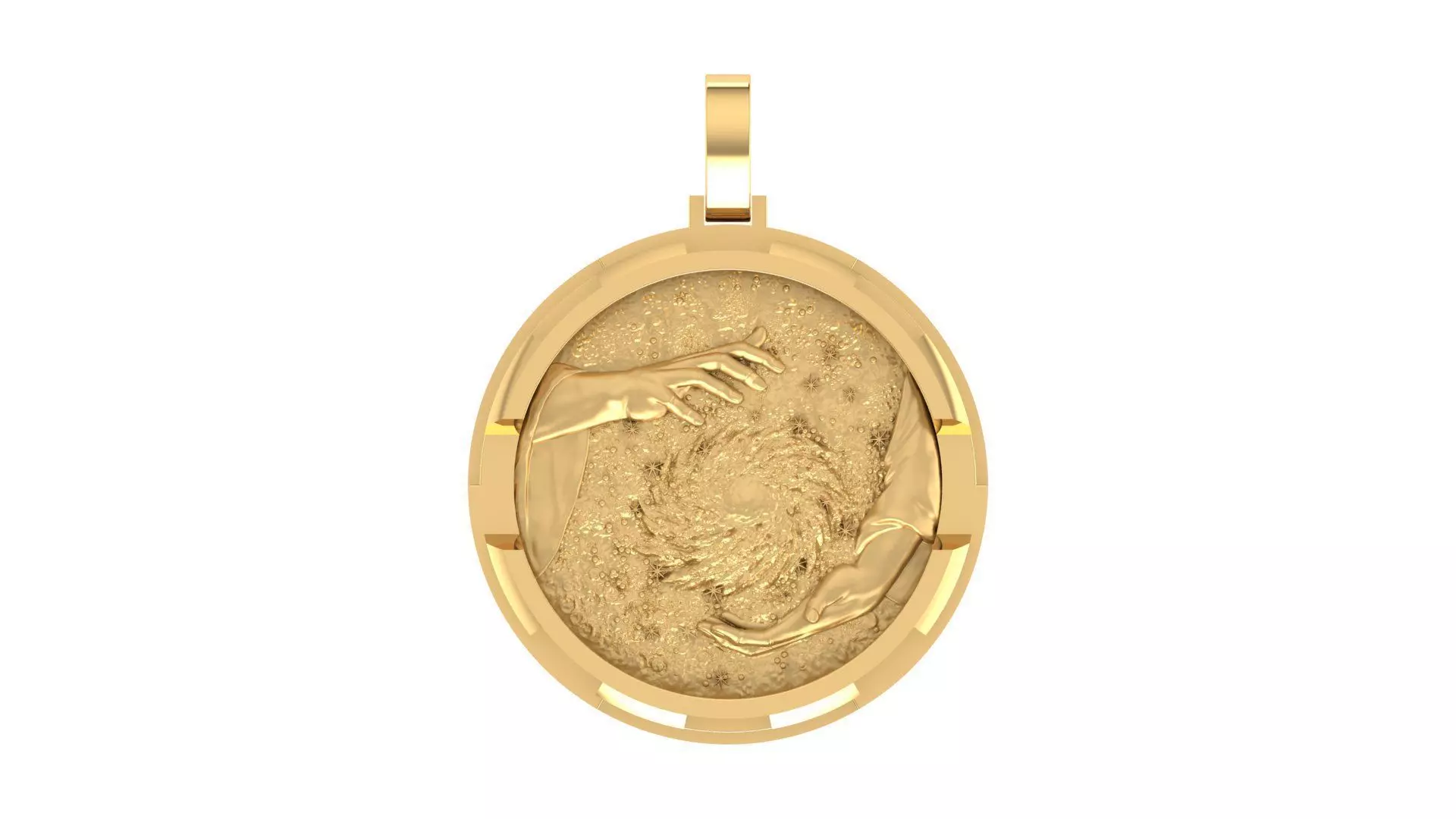 Coin Pendant 3D print model_0