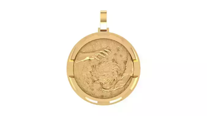 Coin Pendant 3D print model