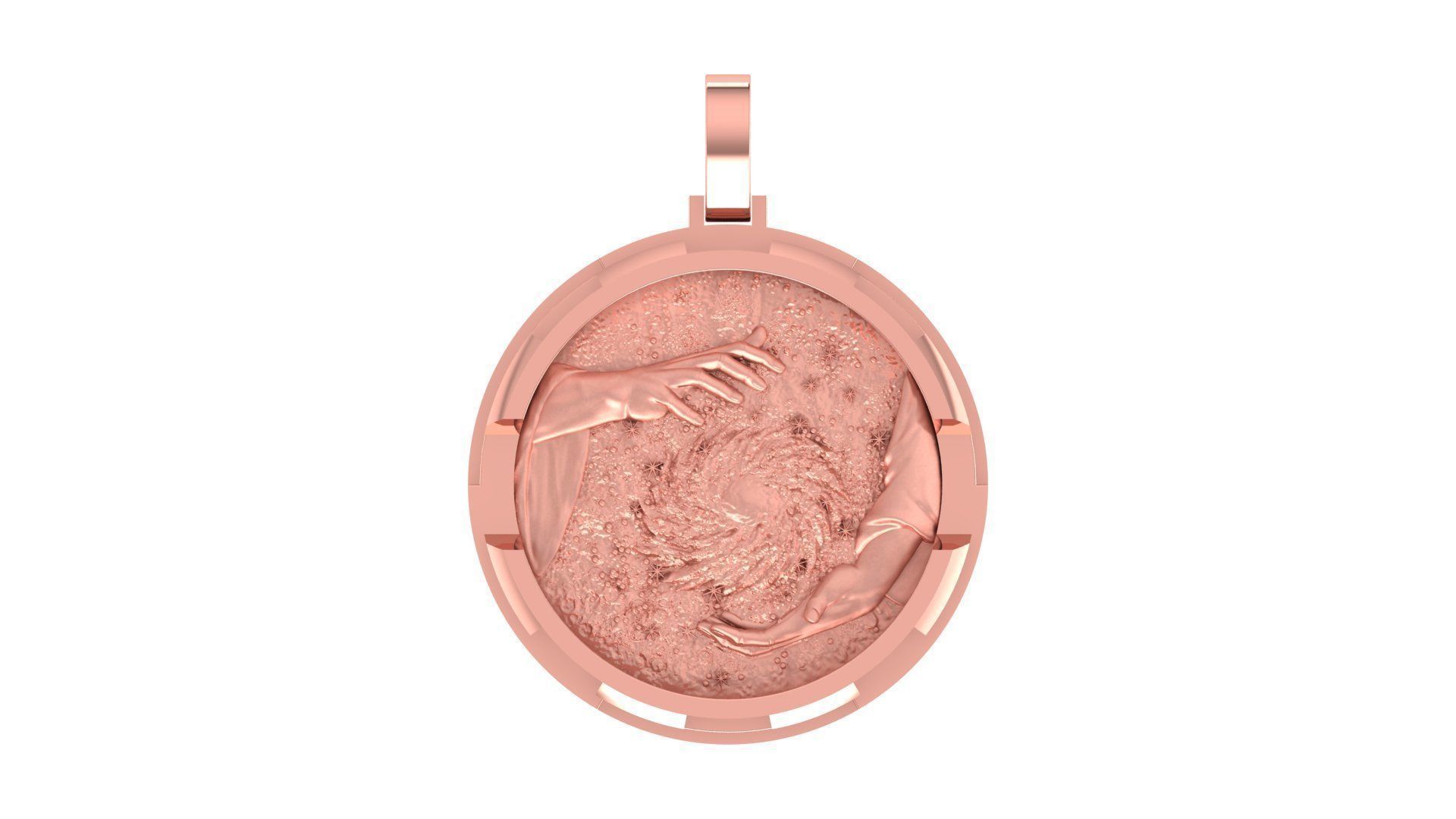 Coin Pendant 3D print model_2