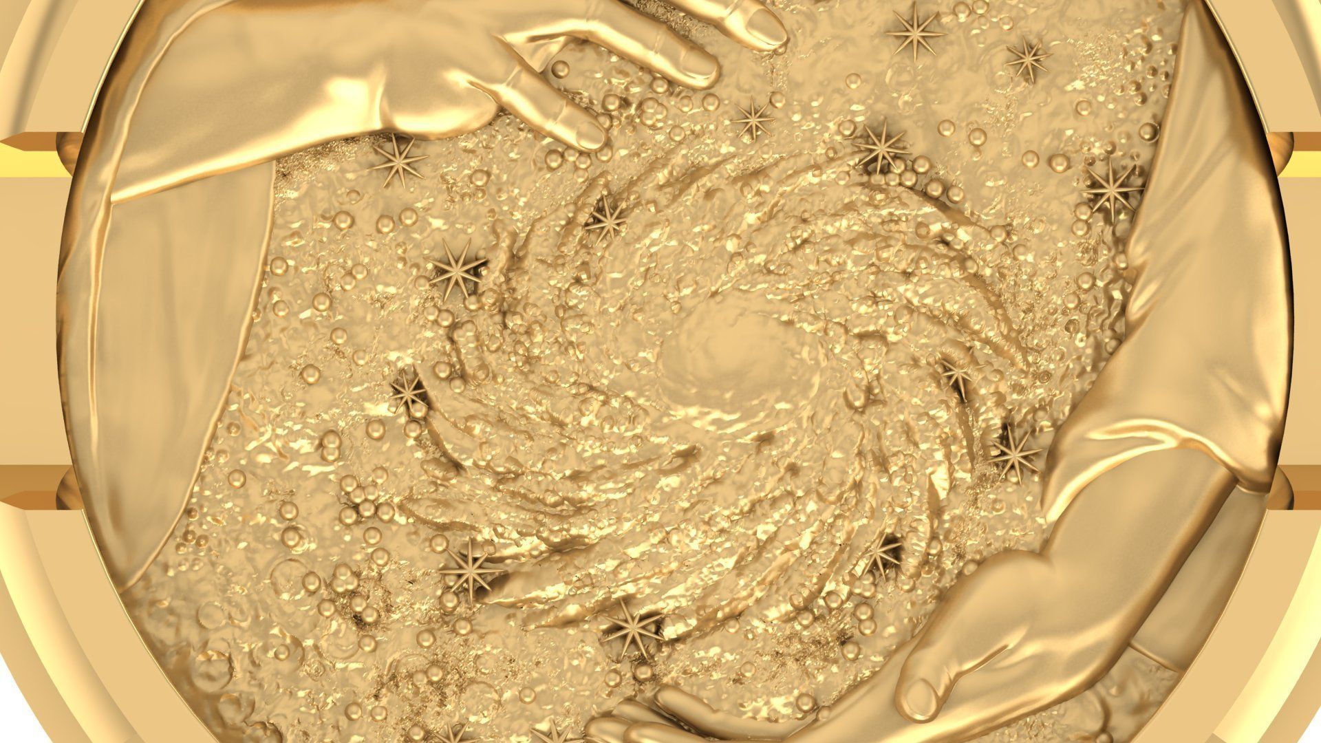 Coin Pendant 3D print model_6