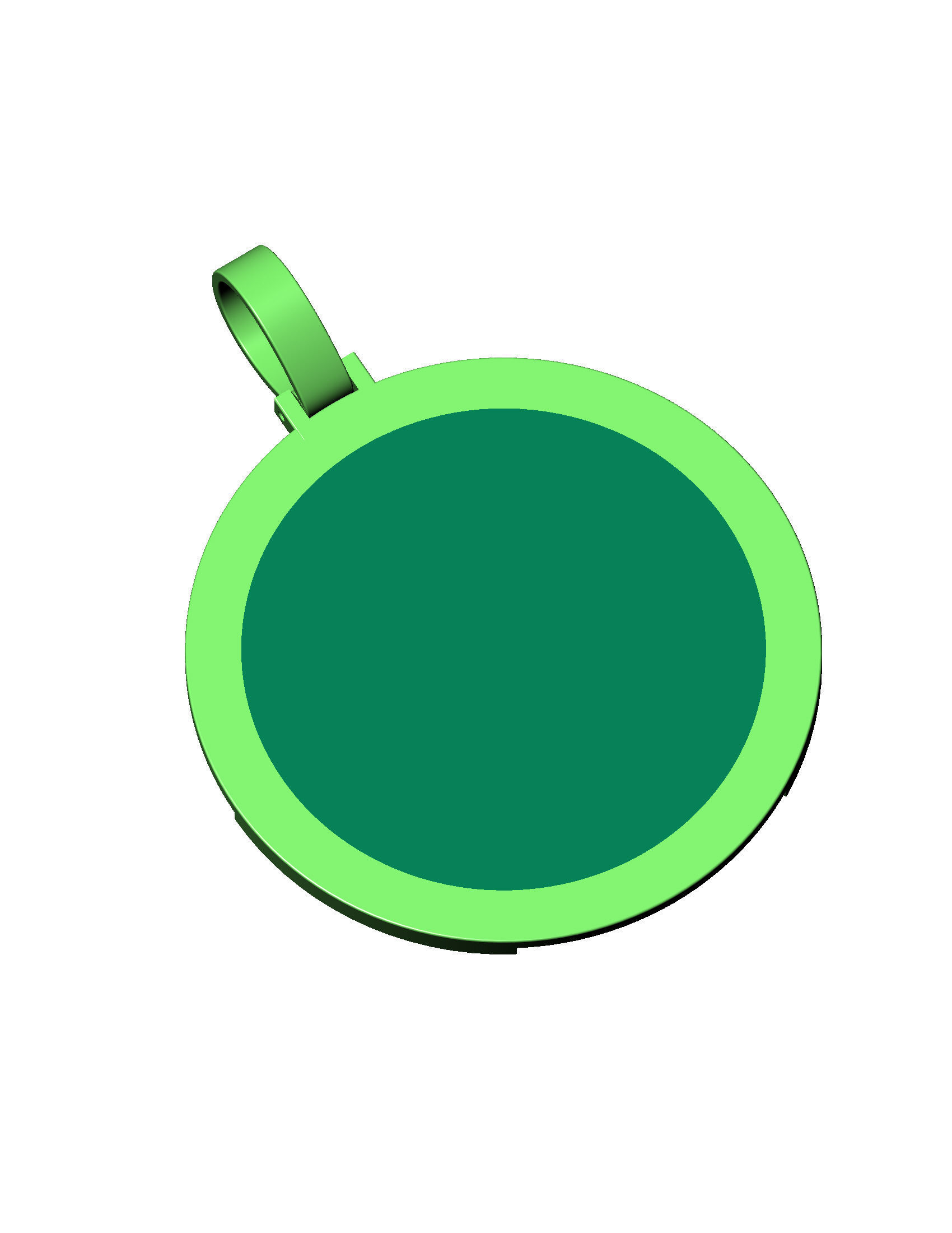 Coin Pendant 3D print model_16