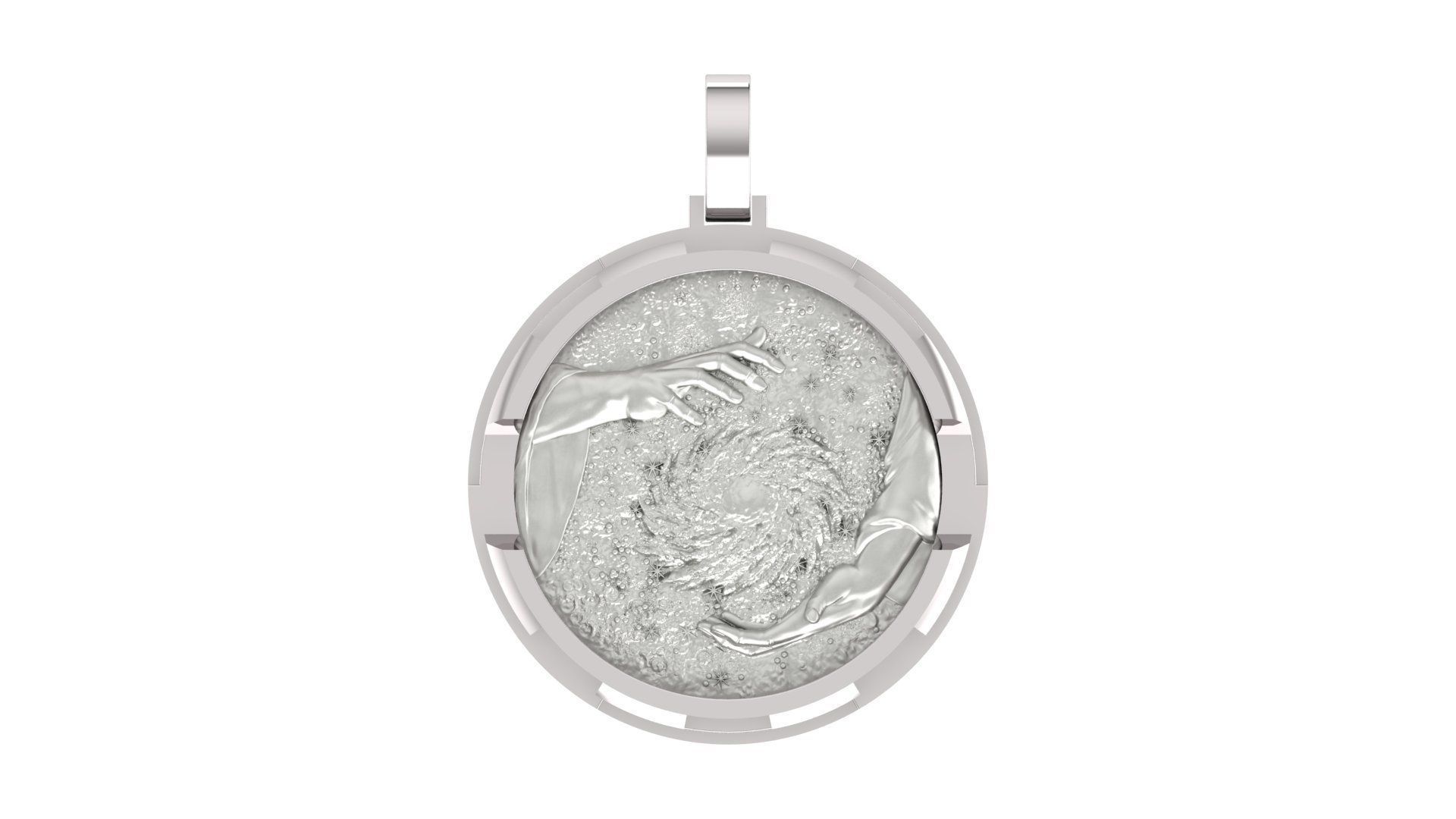 Coin Pendant 3D print model_1