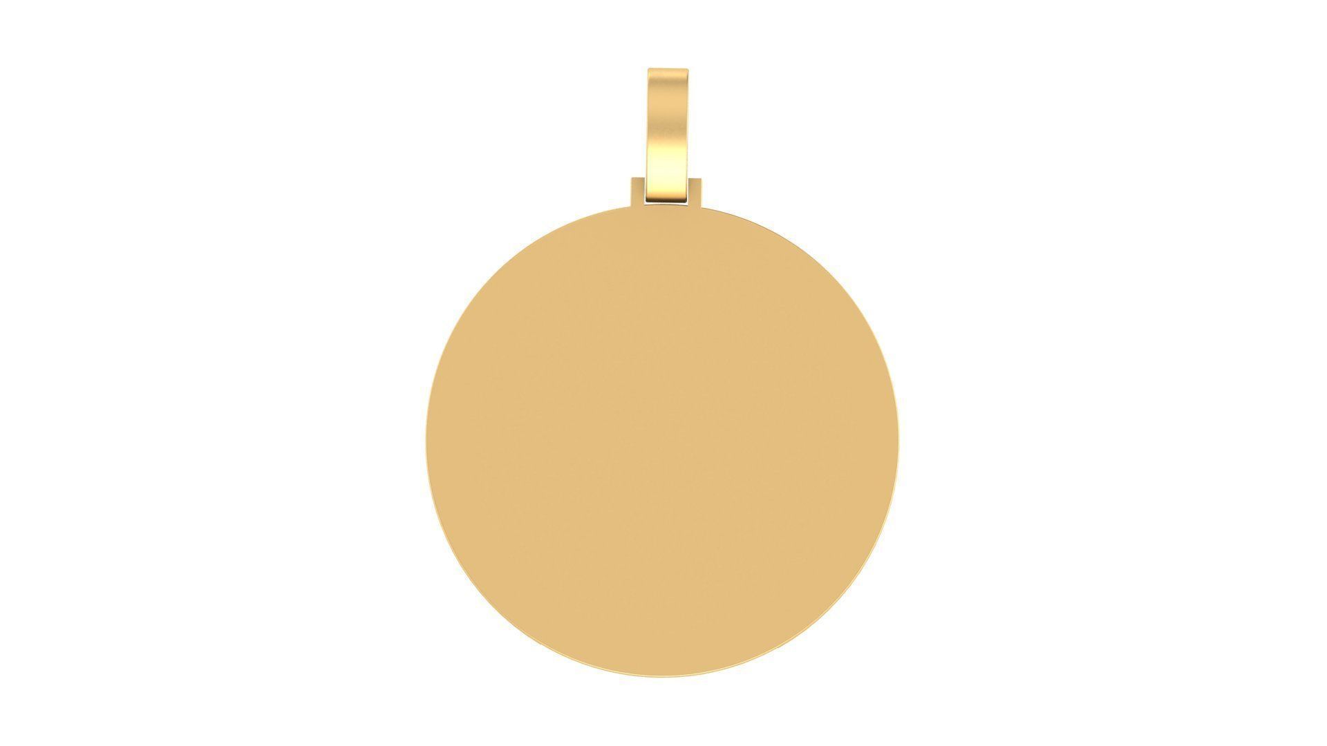 Coin Pendant 3D print model_12