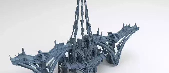 Art deco Fantasy Grand Archway domes 