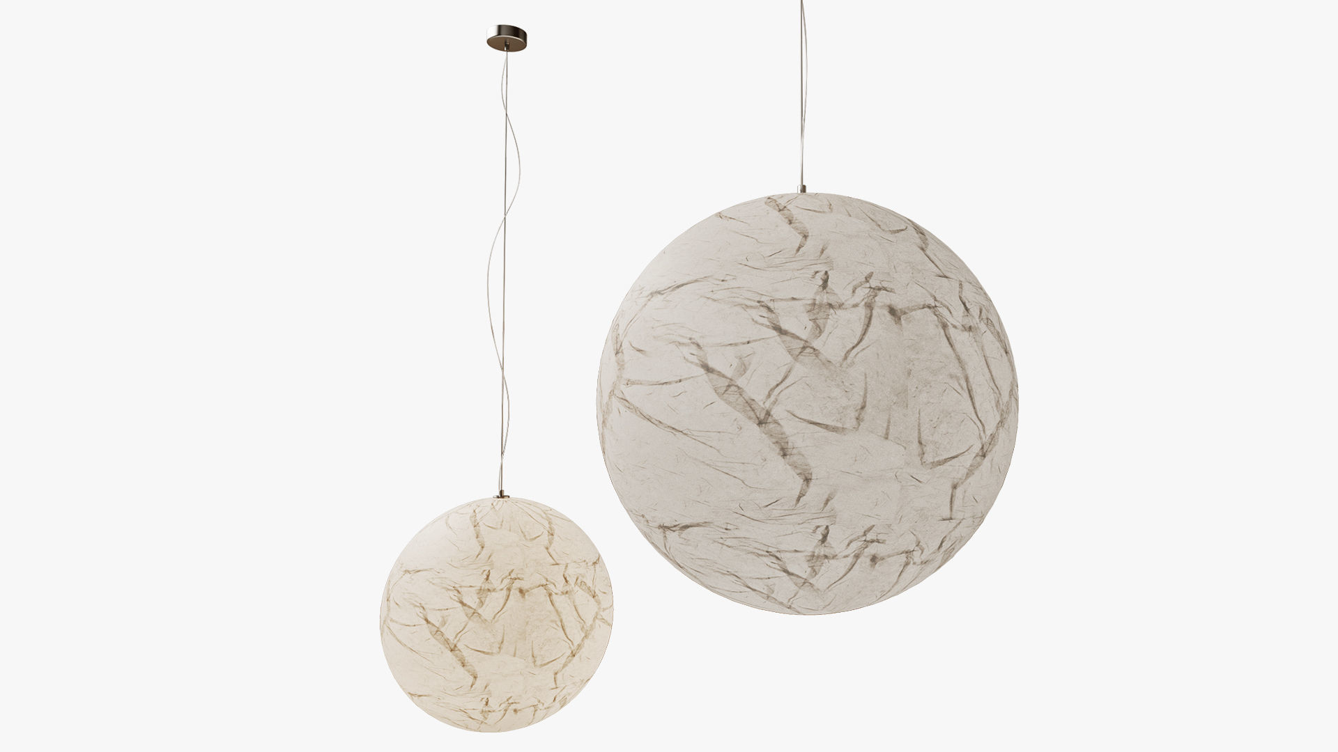 Pendant light Moon Davide Groppi 3D model_3