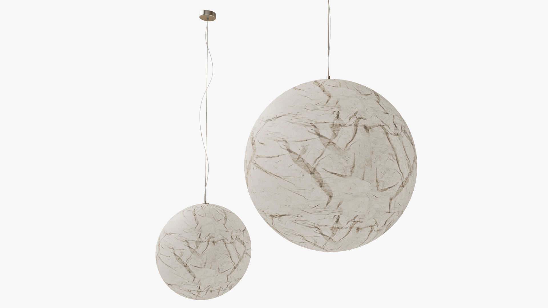Pendant light Moon Davide Groppi 3D model_1