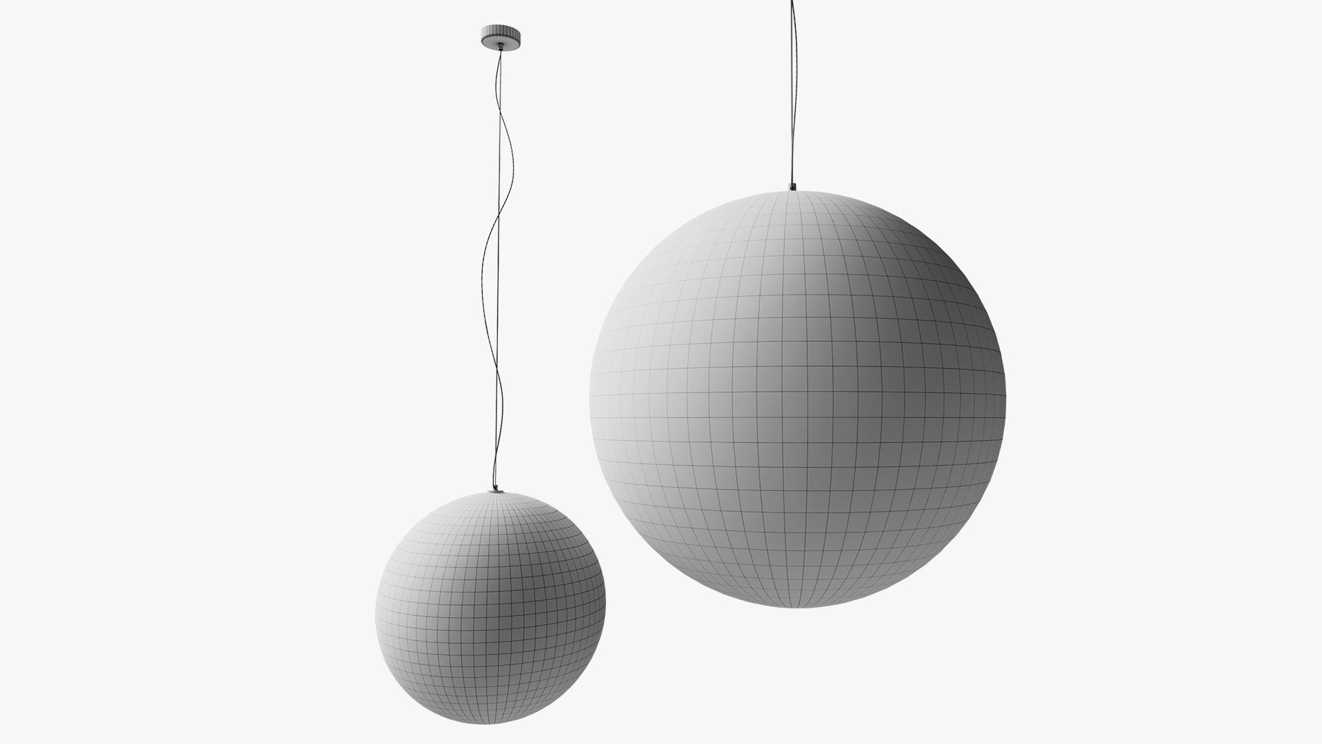 Pendant light Moon Davide Groppi 3D model_6