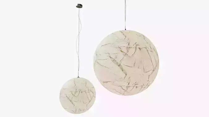 Pendant light Moon Davide Groppi 3D model