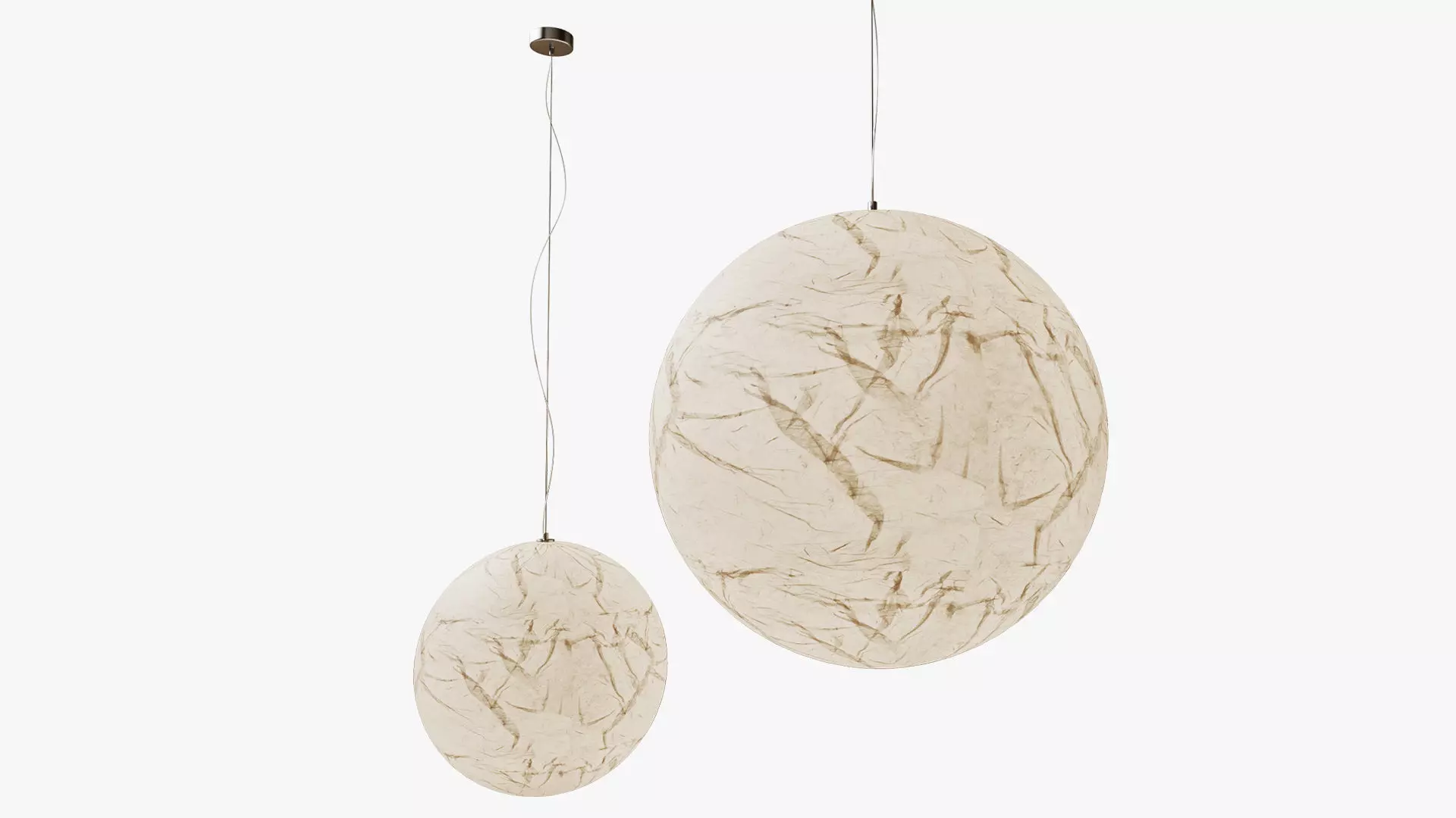 Pendant light Moon Davide Groppi 3D model_0