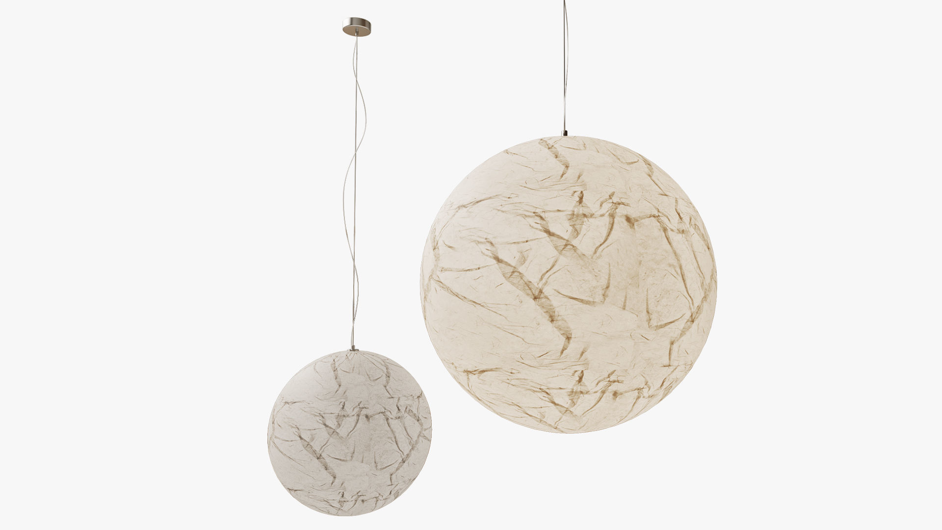 Pendant light Moon Davide Groppi 3D model_2