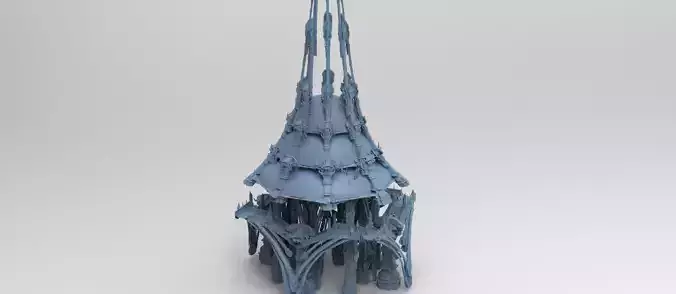 Art deco Fantasy glass dome