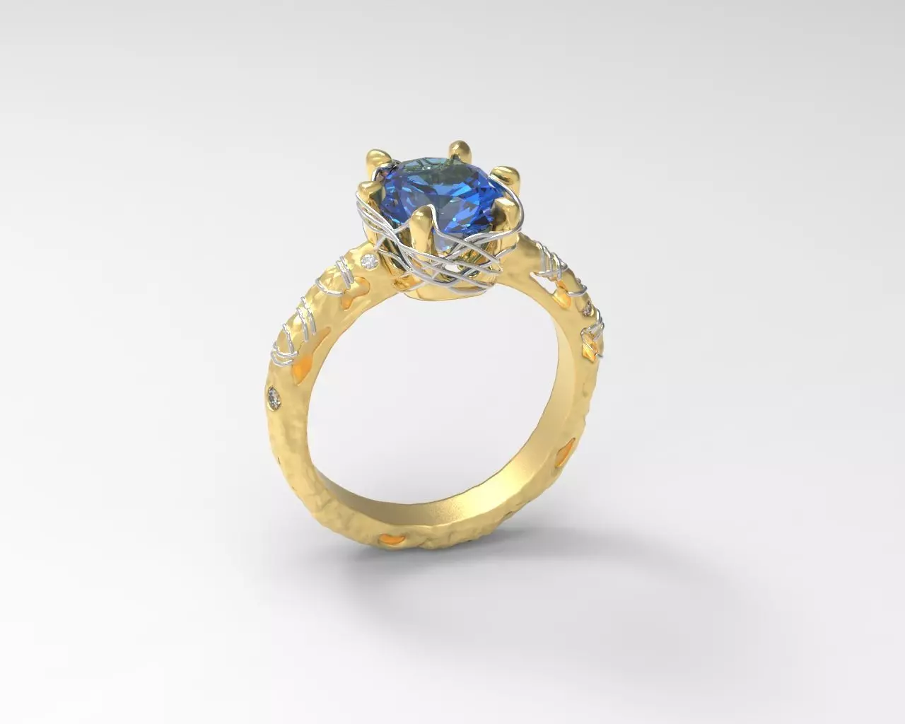 R 125 ring 3D print model